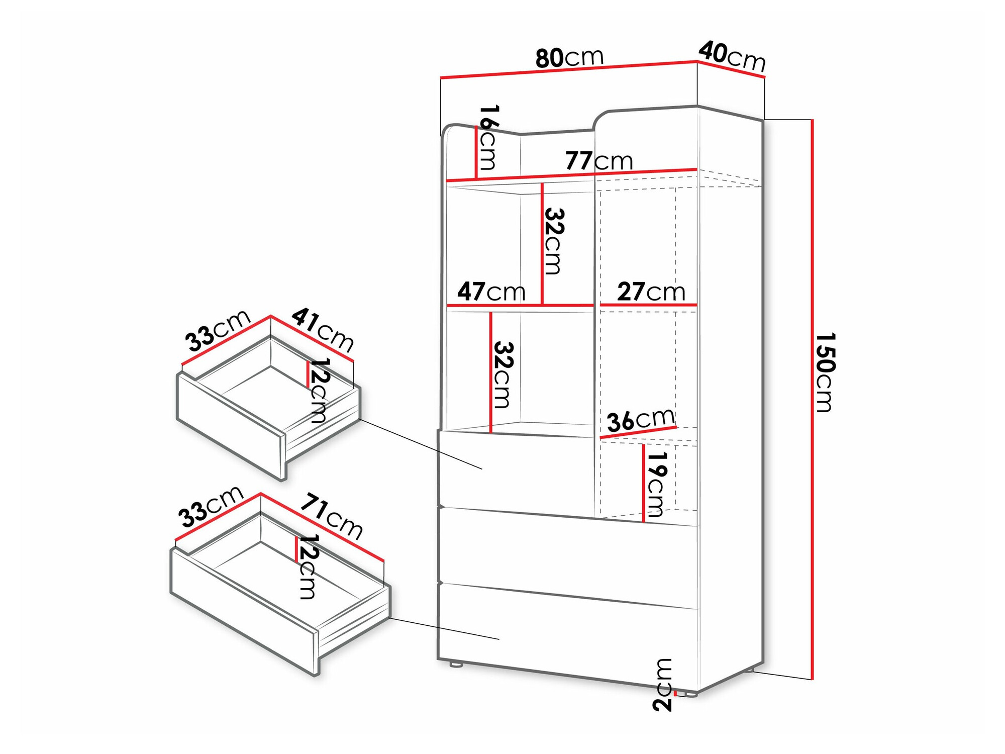 Könyvespolc Domcali 105 (Bézs + Tölgy)