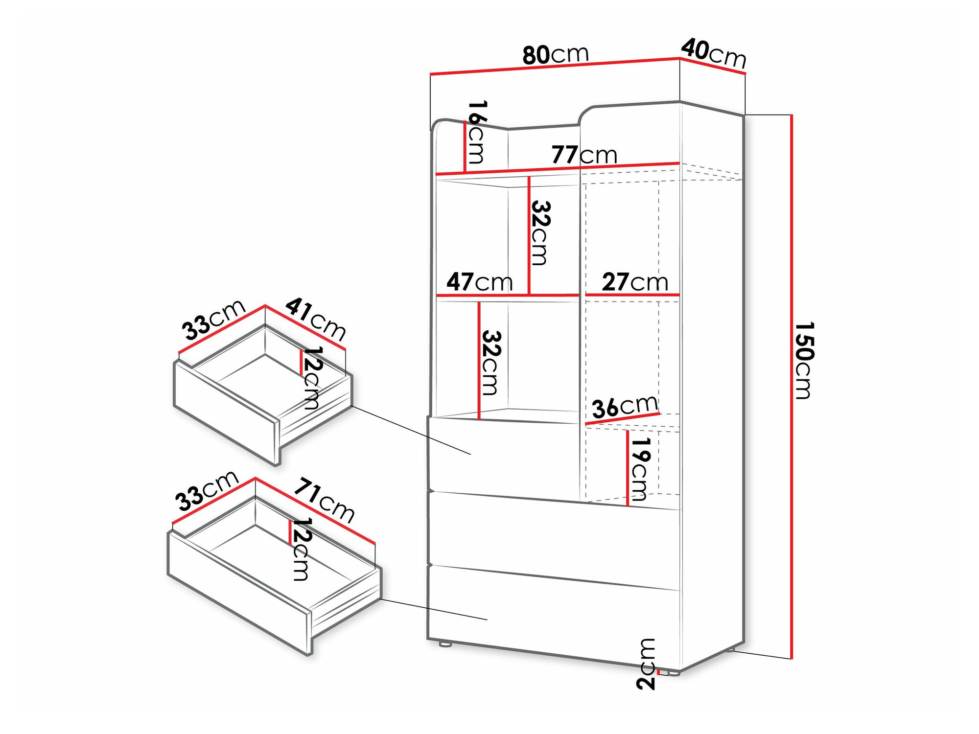 Könyvespolc Domcali 105 (Coral + Tölgy)