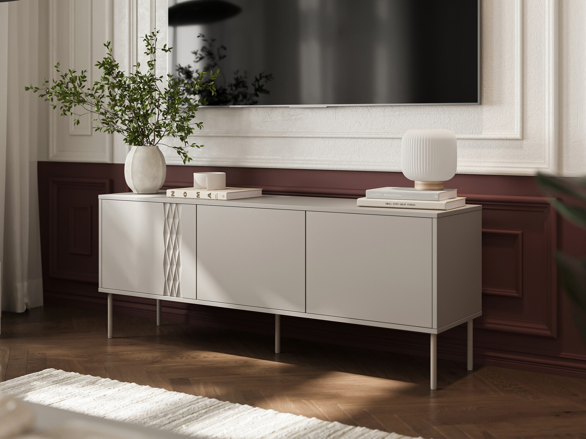 TV-állvány Tolete 104 (Bézs)