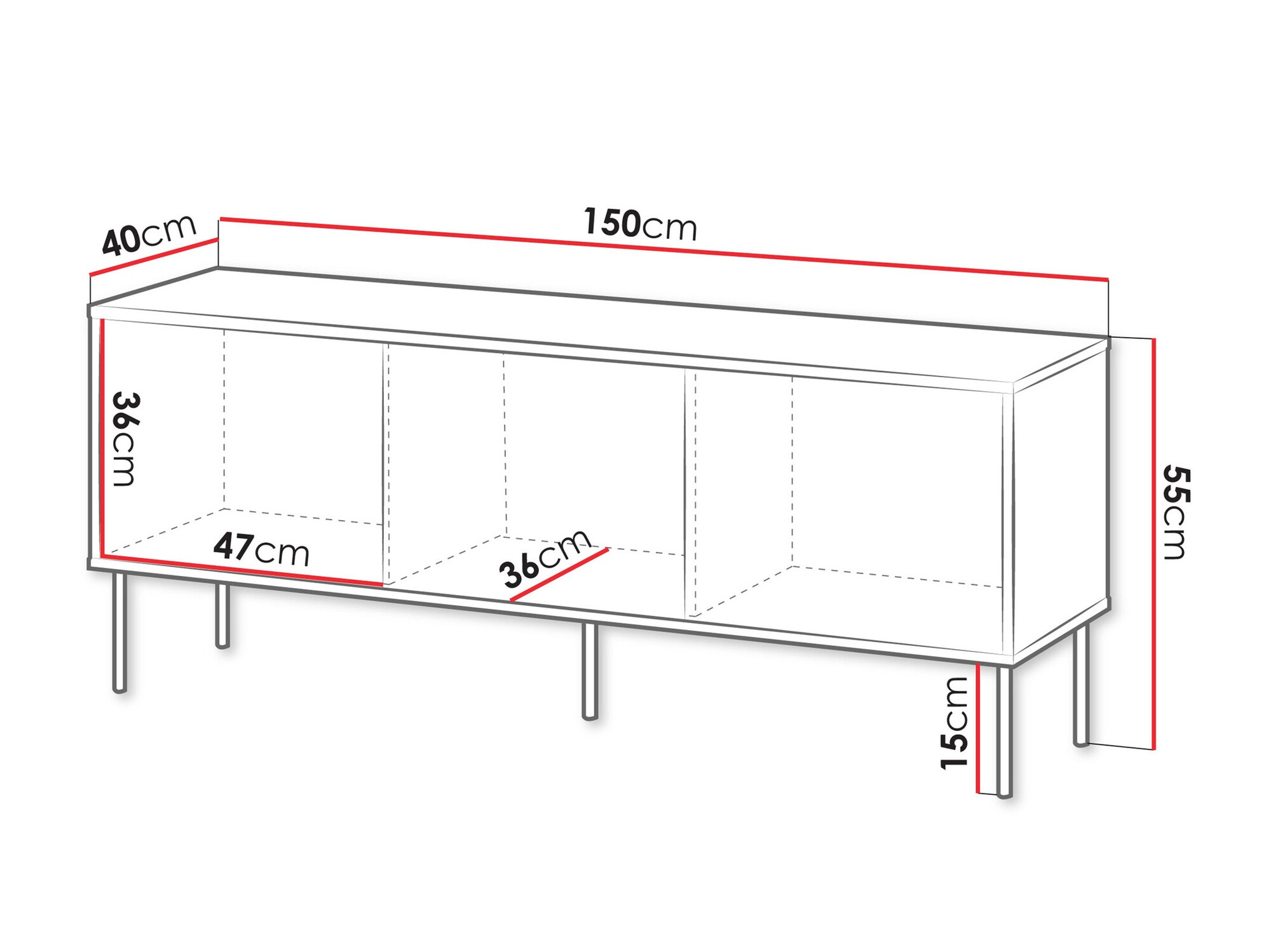 TV-állvány Tolete 104 (Bézs)