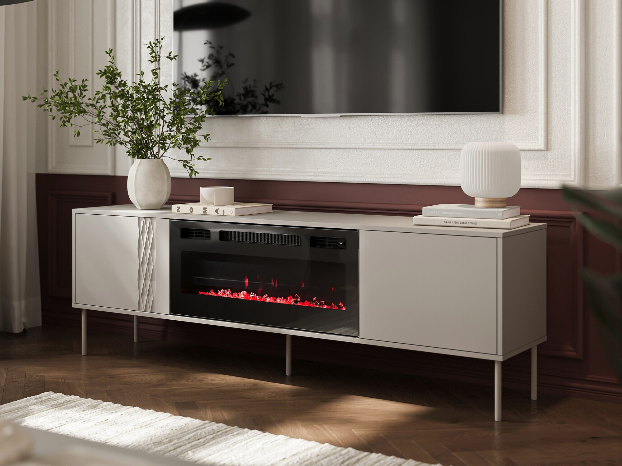 TV-állvány Tolete 107 (Bézs)