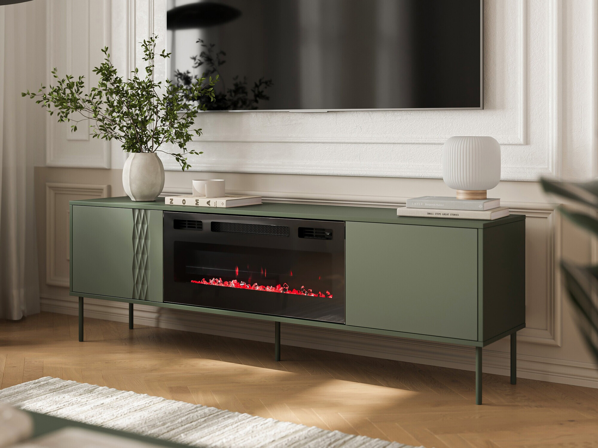 TV-állvány Tolete 107 (Zöld)