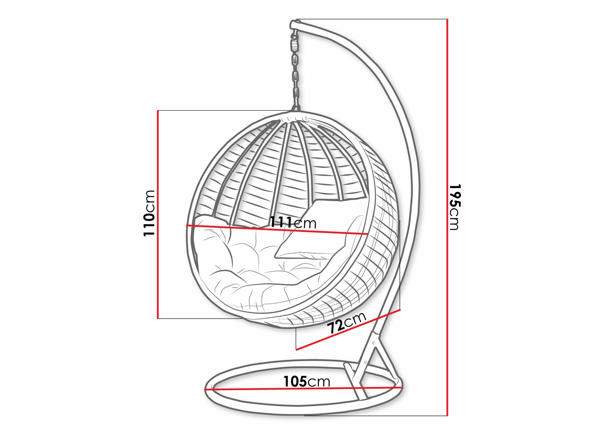 Függőszék Comfivo 407