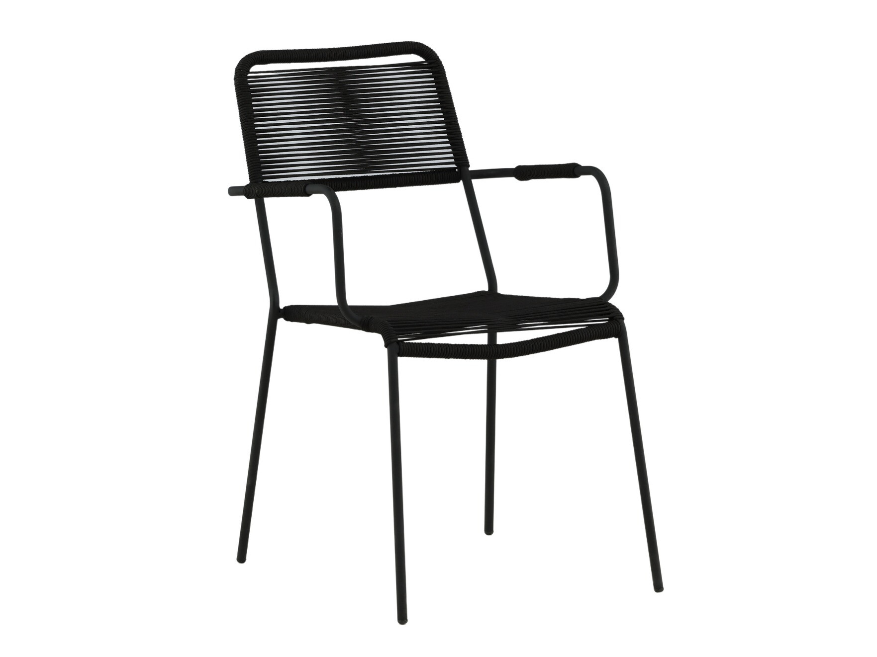 Asztal és szék garnitúra Dallas 4631 (Fekete)