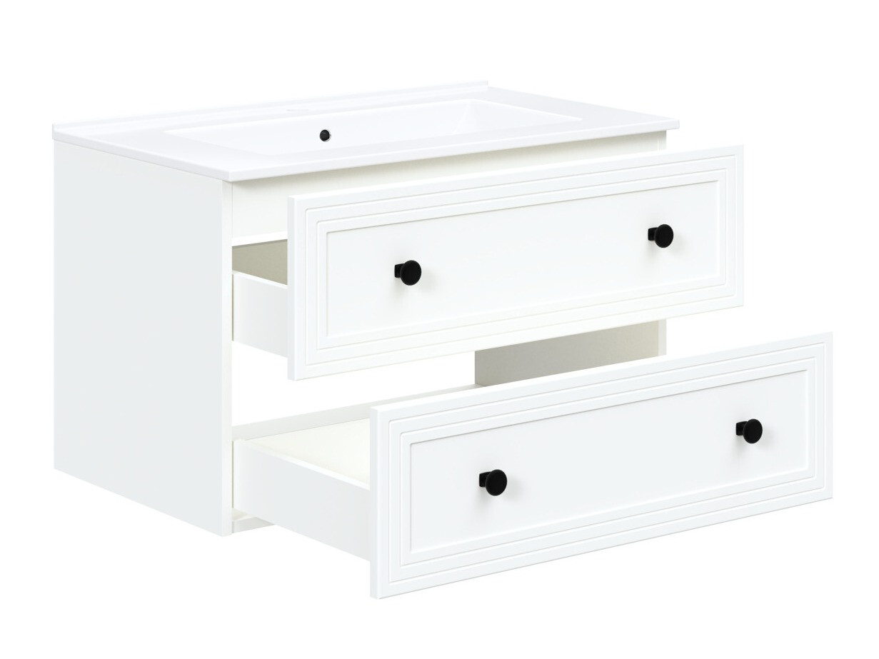 Fürdőszobai garnitúra Fiovele 106 (Fehér)