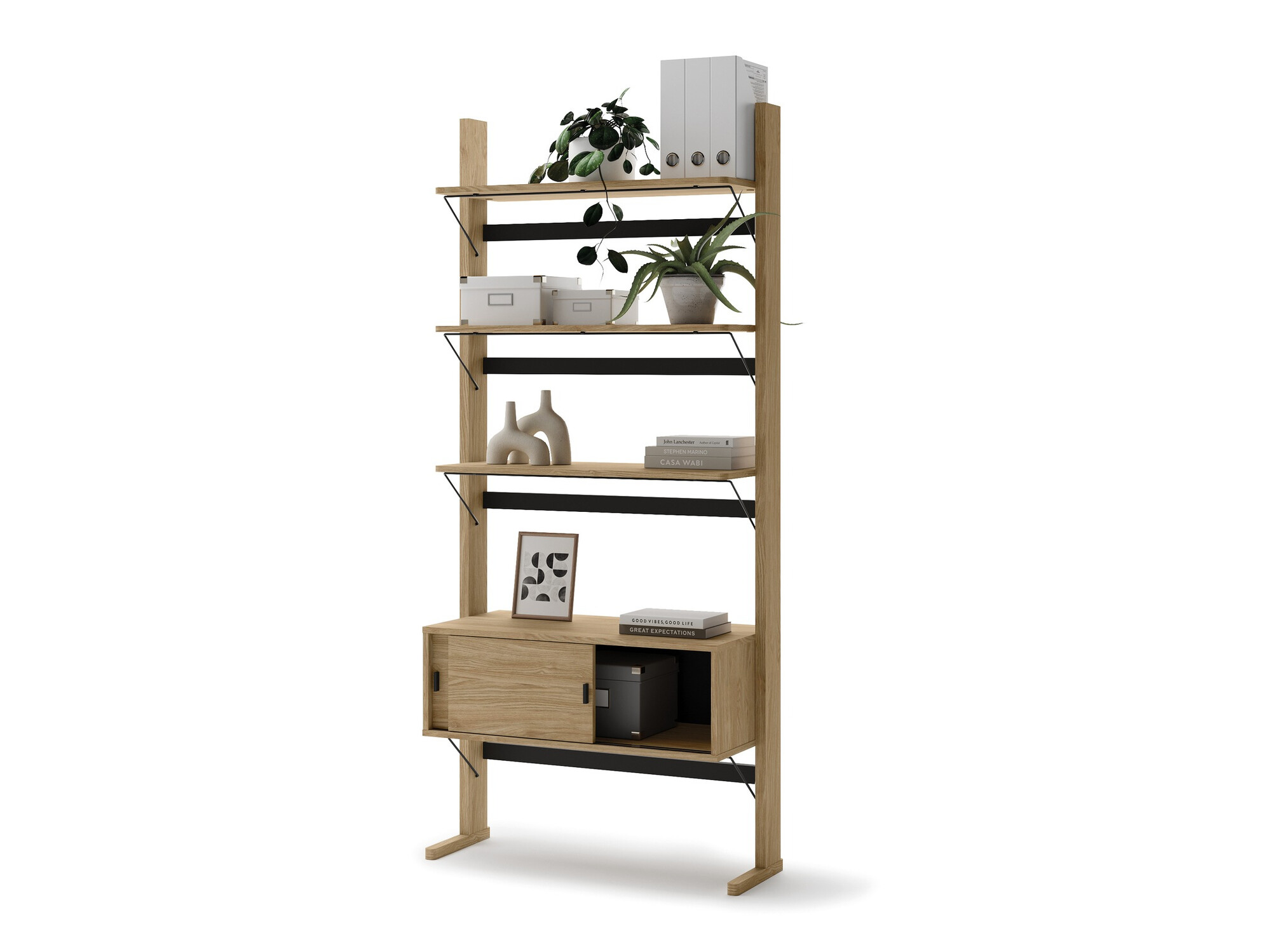 Könyvespolc Feleliu 100