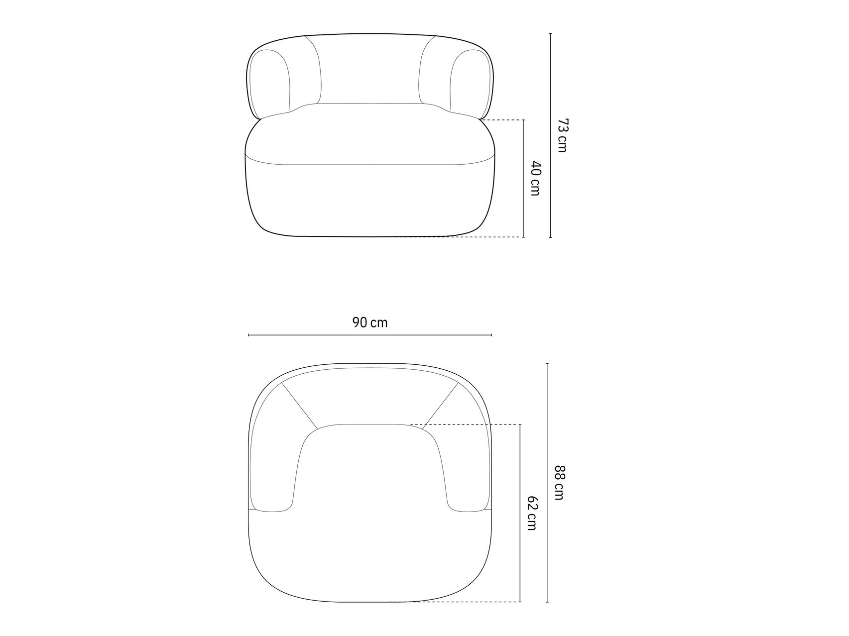 Fotel Beckley 117 (Ascot Nata)