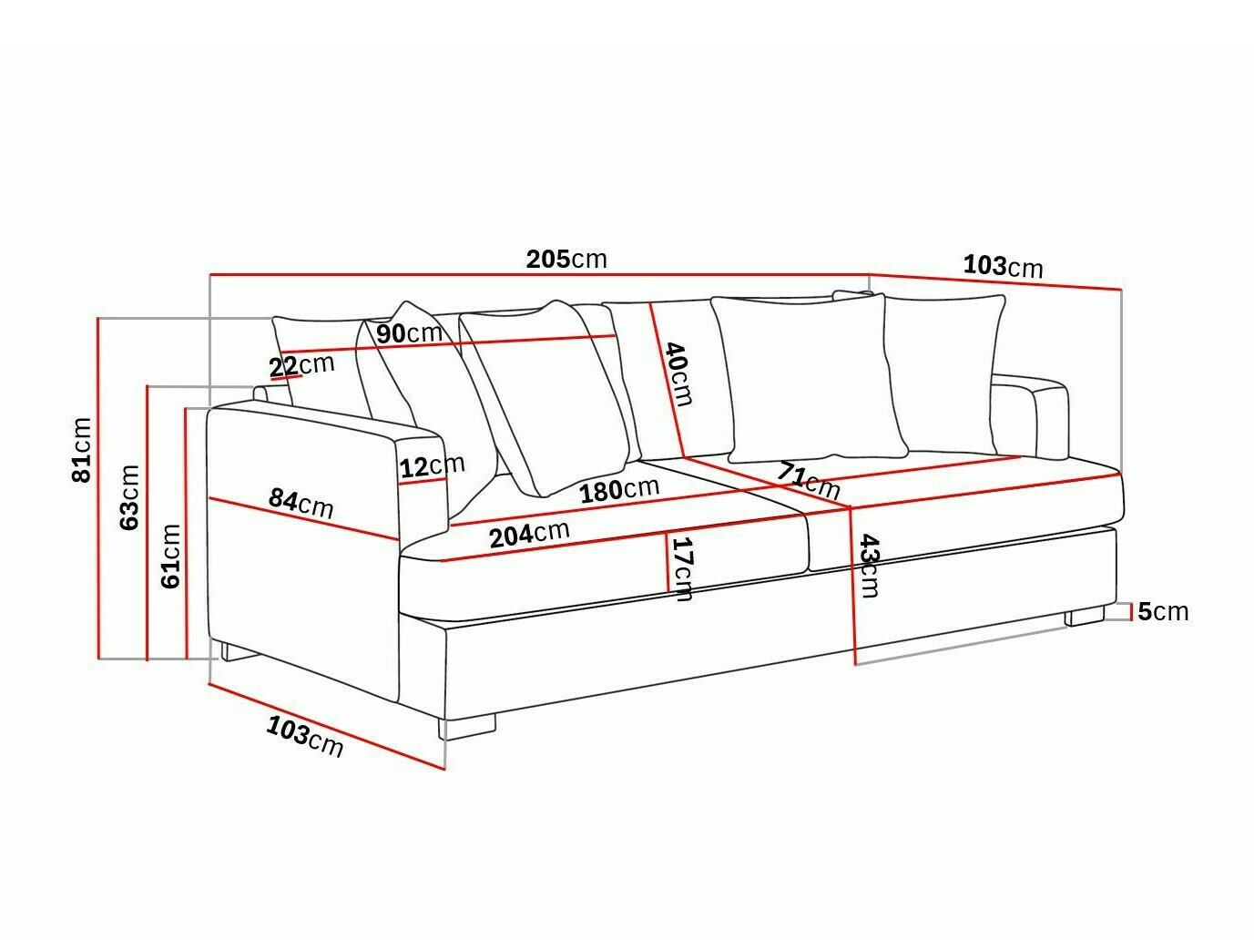 Kanapé Tivsoe 103 (Today 03)