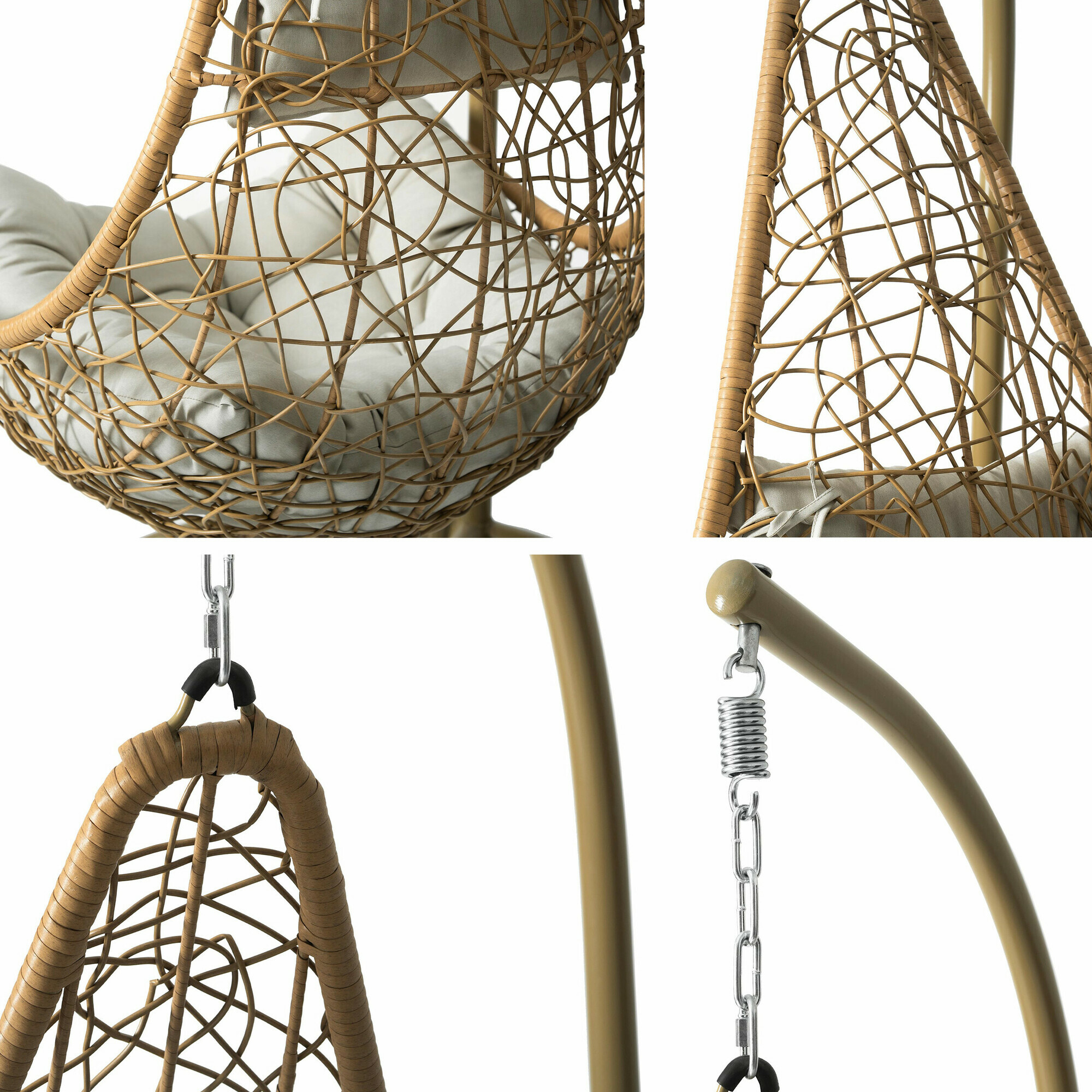 Függőszék Comfivo 313 (Barna + Bézs)