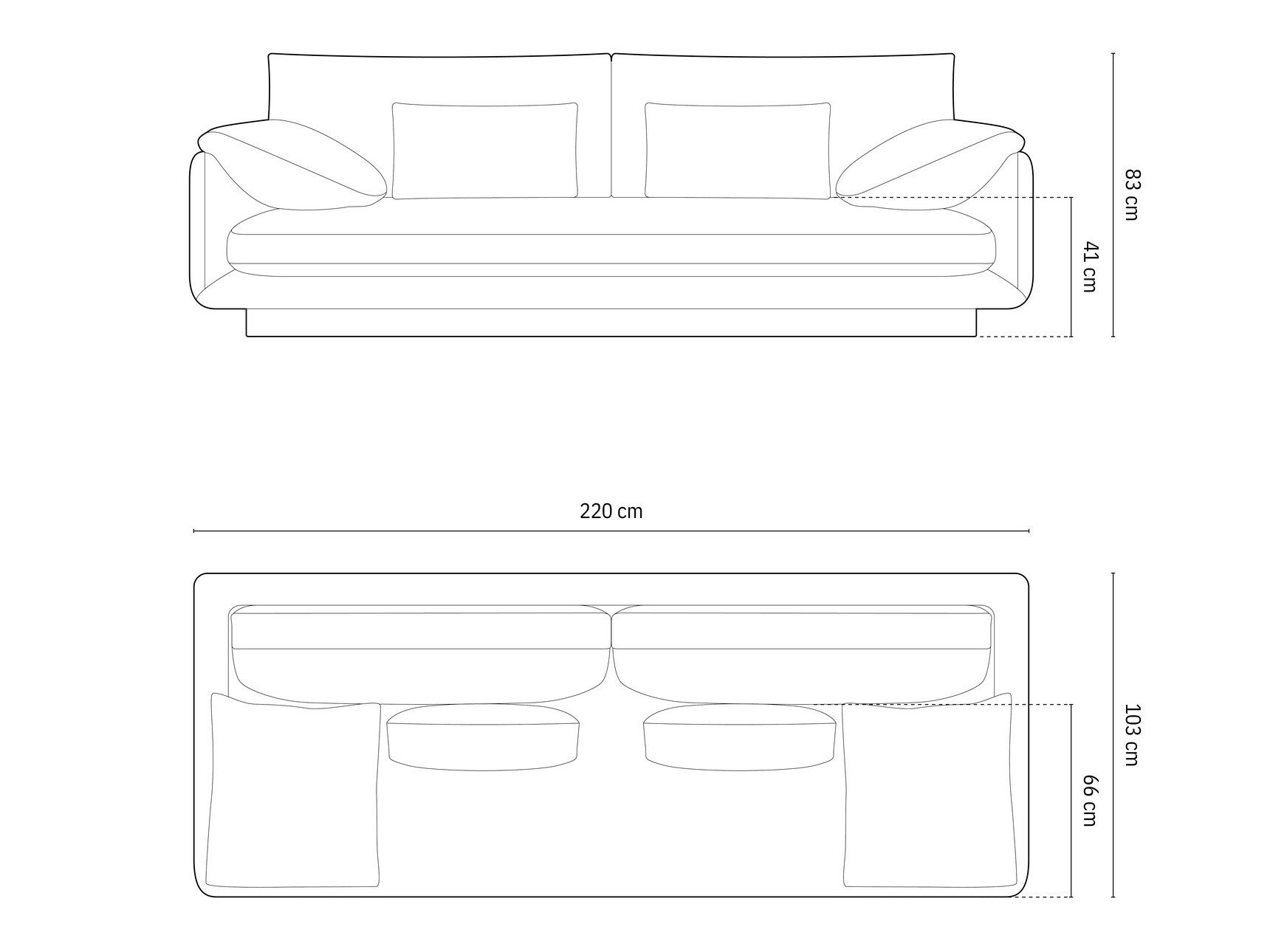 Kanapé Vernovu 100 (Casino Sand)