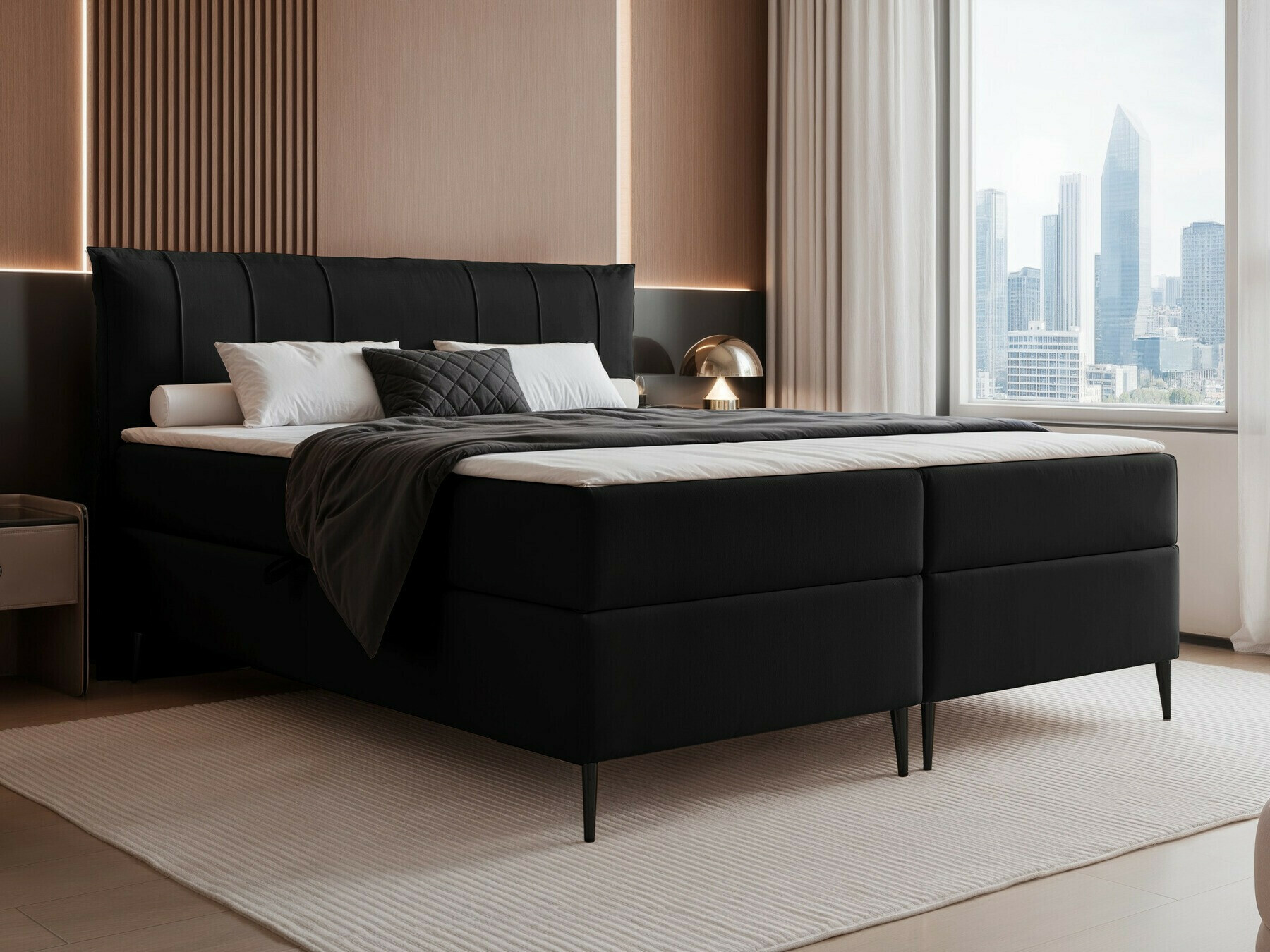 Kontinentális ágy Martinez 105 (Magic Velvet 2219)