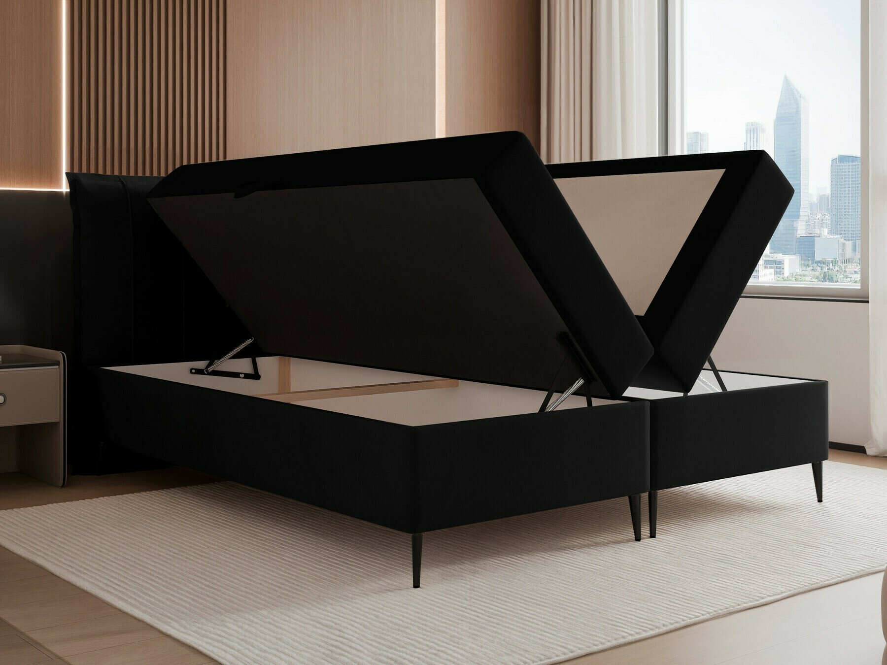 Kontinentális ágy Martinez 105 (Magic Velvet 2219)