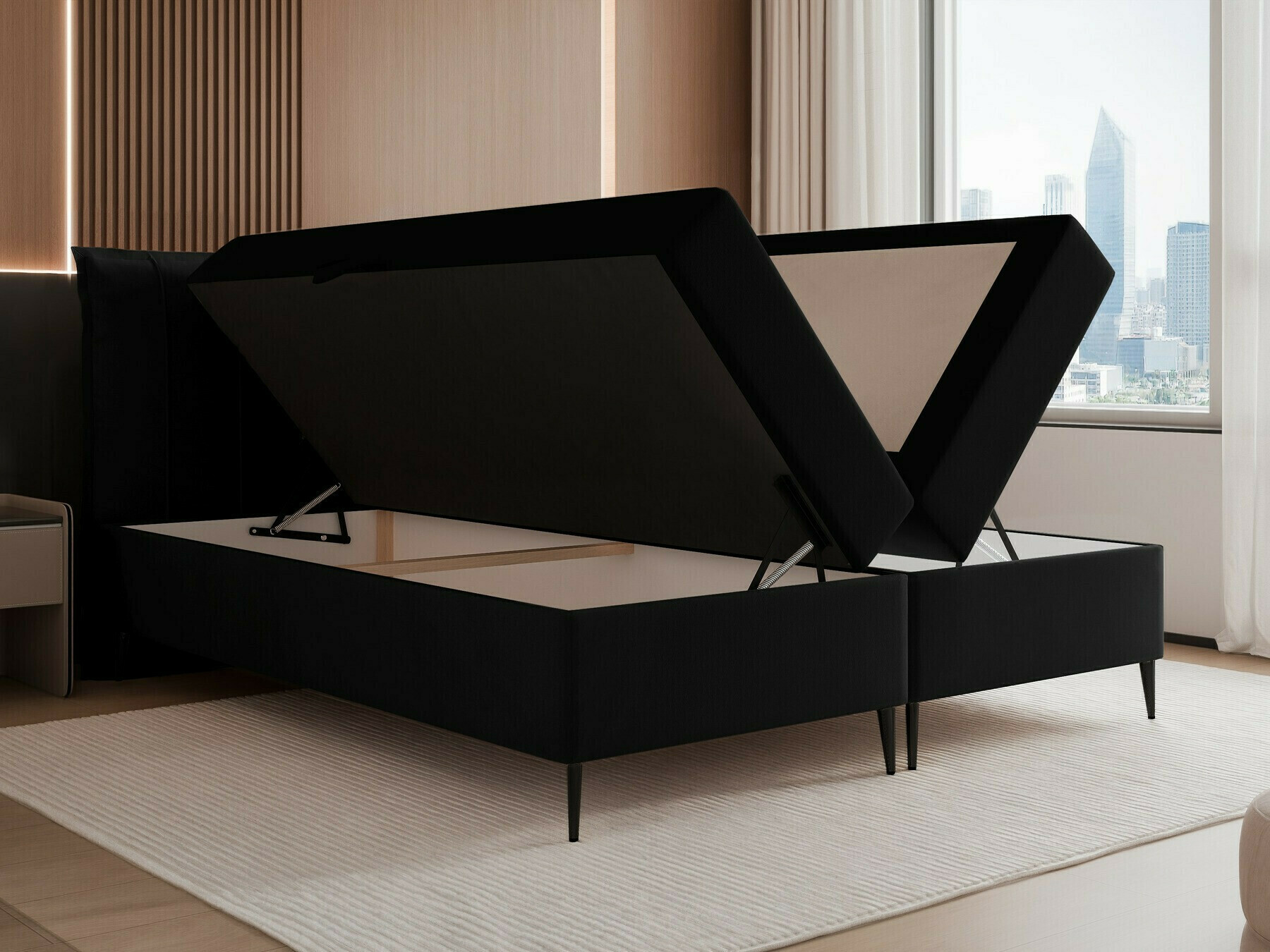 Kontinentális ágy Martinez 105 (Magic Velvet 2256)