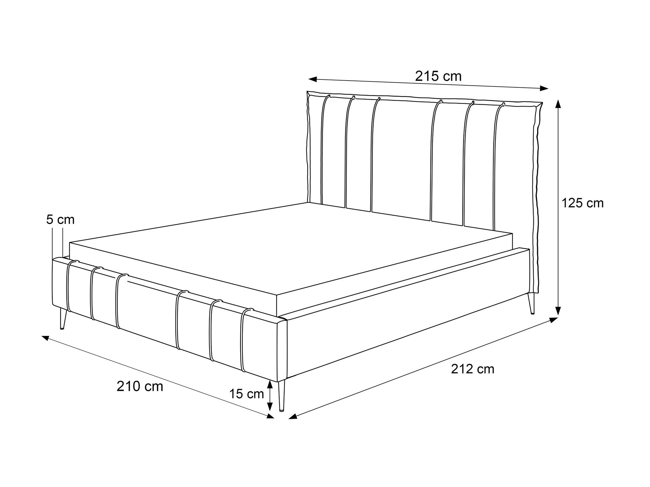 Ágy Martinez 106 (Magic Velvet 2225)
