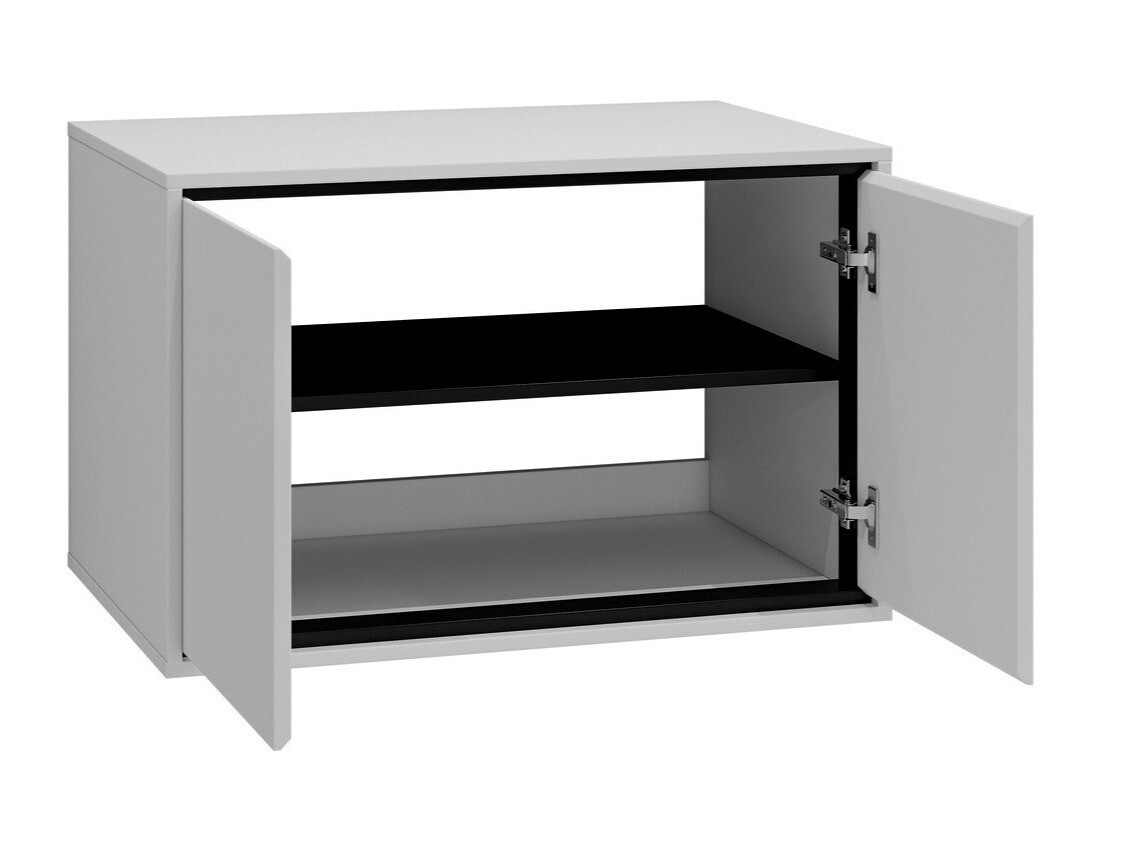 Fürdőszobai garnitúra Tecavu 105 (Fényes fehér + Fehér)