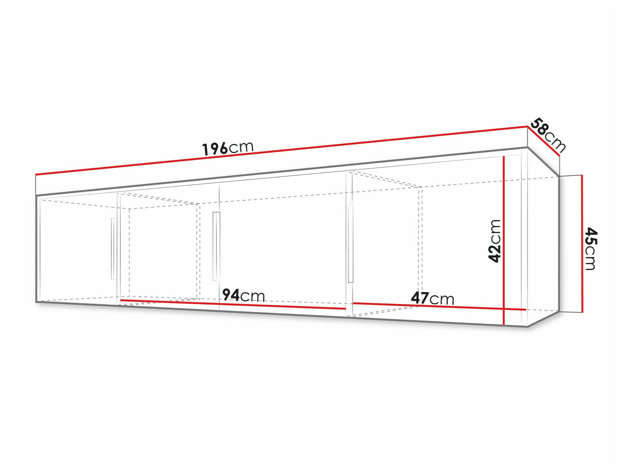 Gardróbszekrény Enolevo 108 (Wotan tölgy + Fekete)