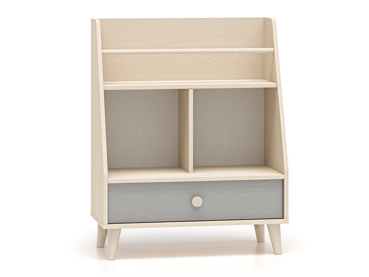 Könyvespolc Tortoli 107 (Szürke)