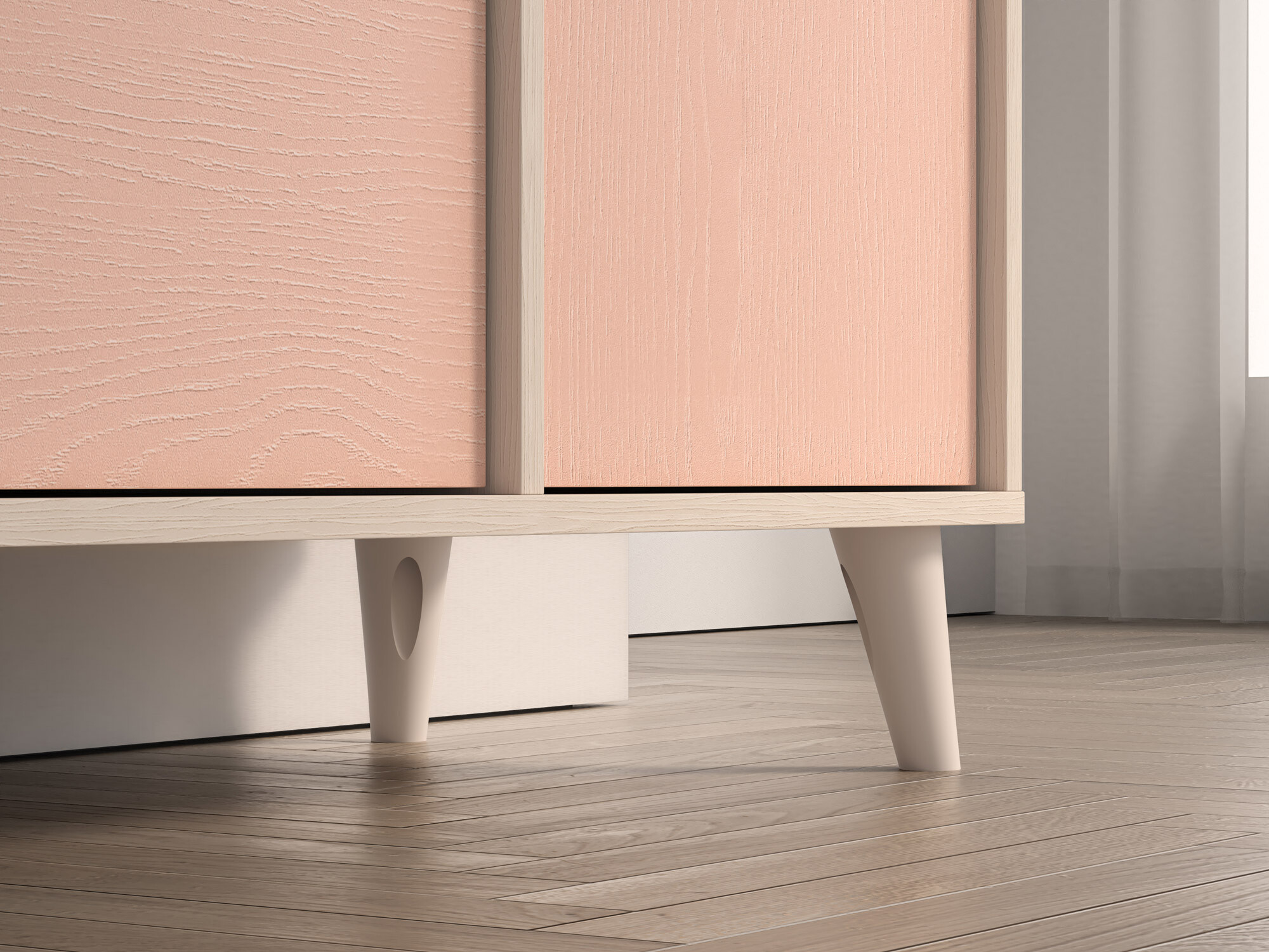 Komód Tortoli 104 (Rózsaszín)