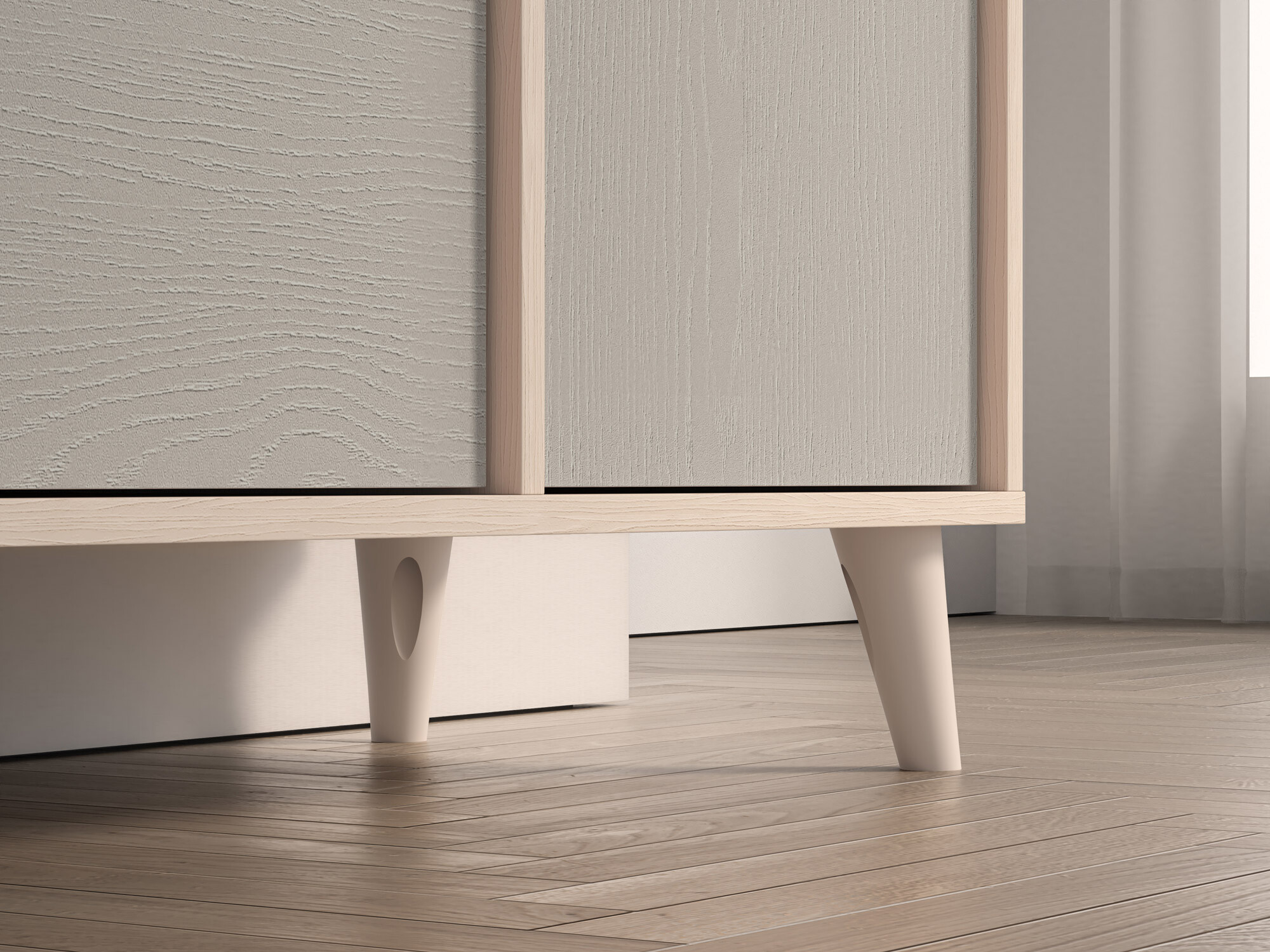 Komód Tortoli 104 (Szürke)