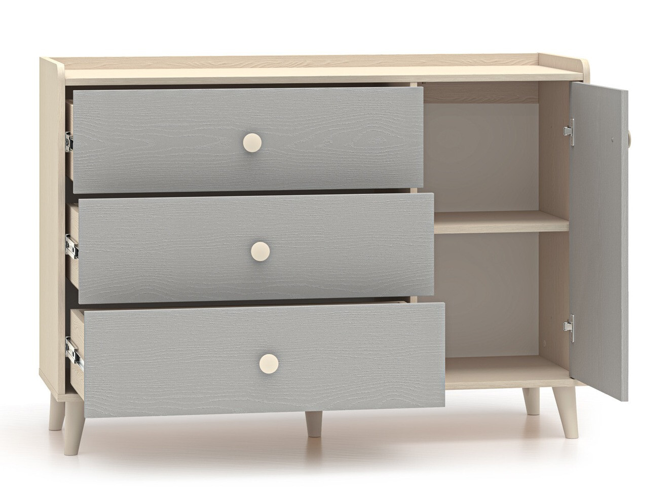 Komód Tortoli 104 (Szürke)