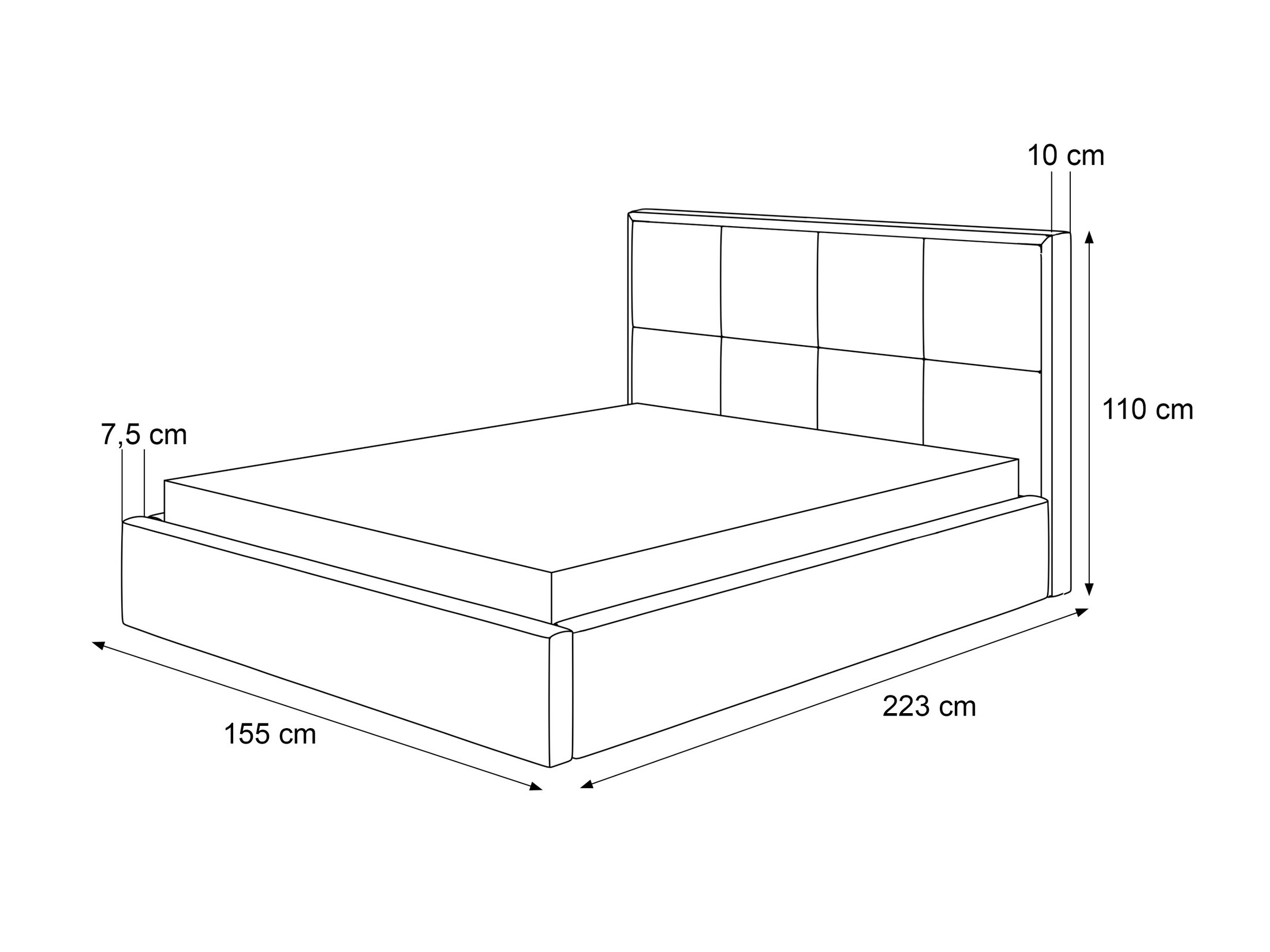 Ágy Martinez 113 (Magic Velvet 2216)
