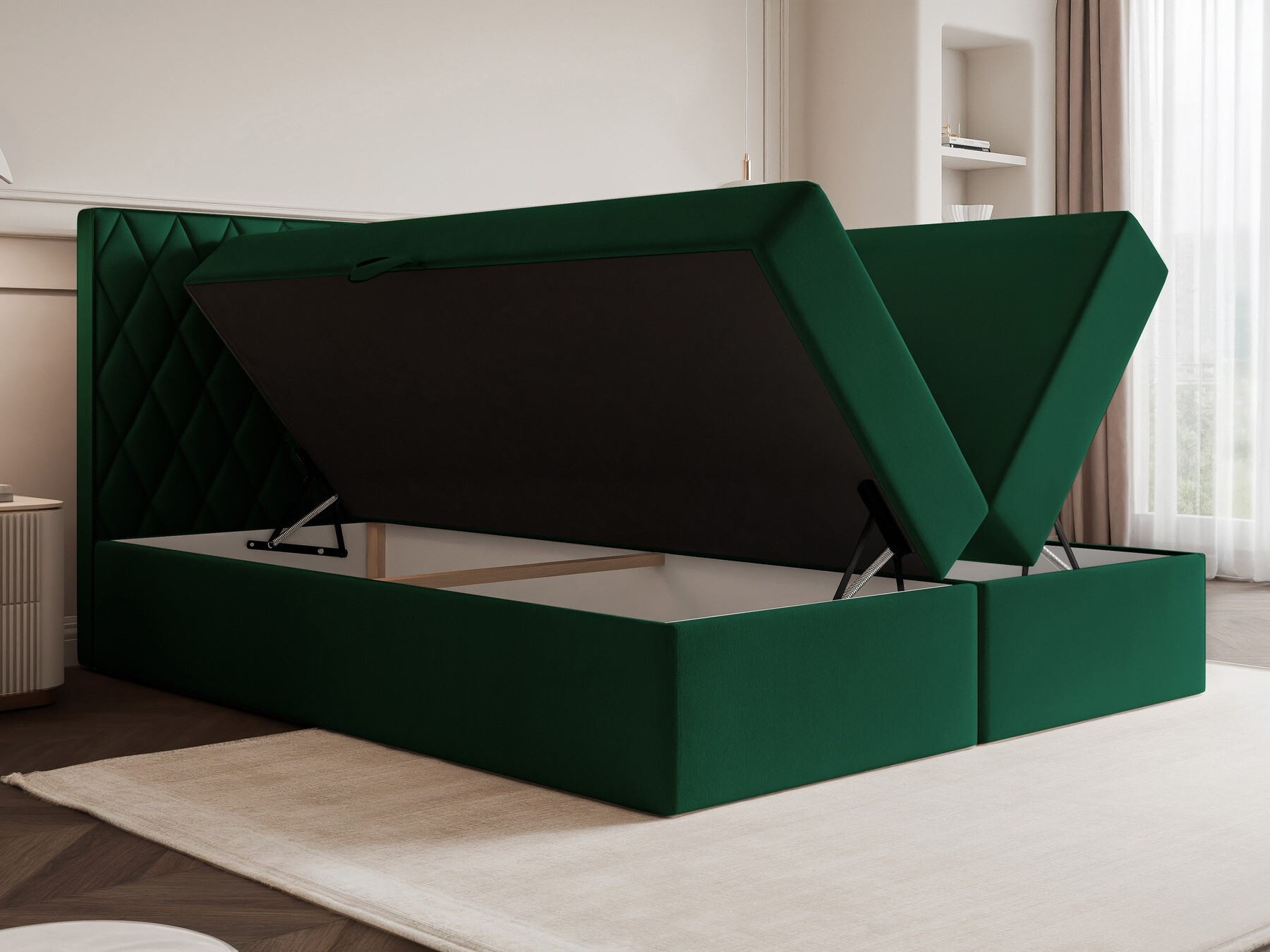 Kontinentális ágy Martinez 114 (Magic Velvet 2219)