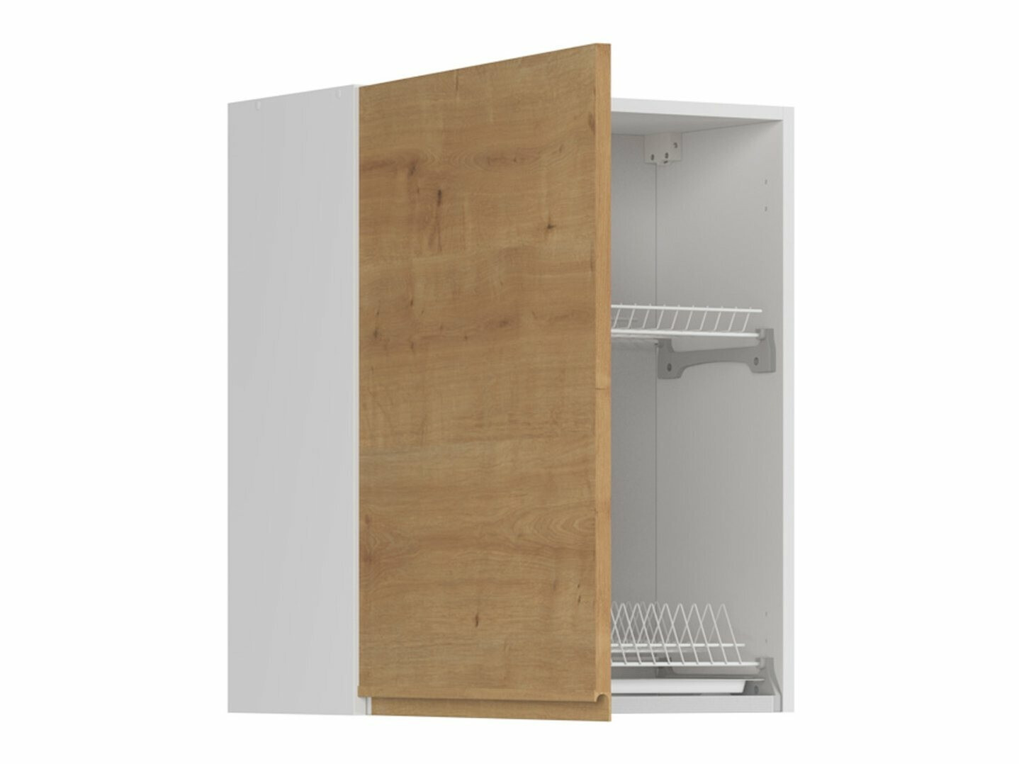 Moduláris fali szekrény edénytartóval Soli Oak 149