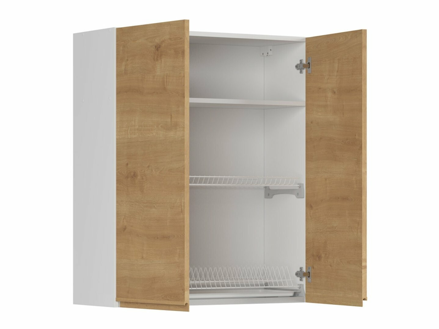 Moduláris fali szekrény edénytartóval Soli Oak 151