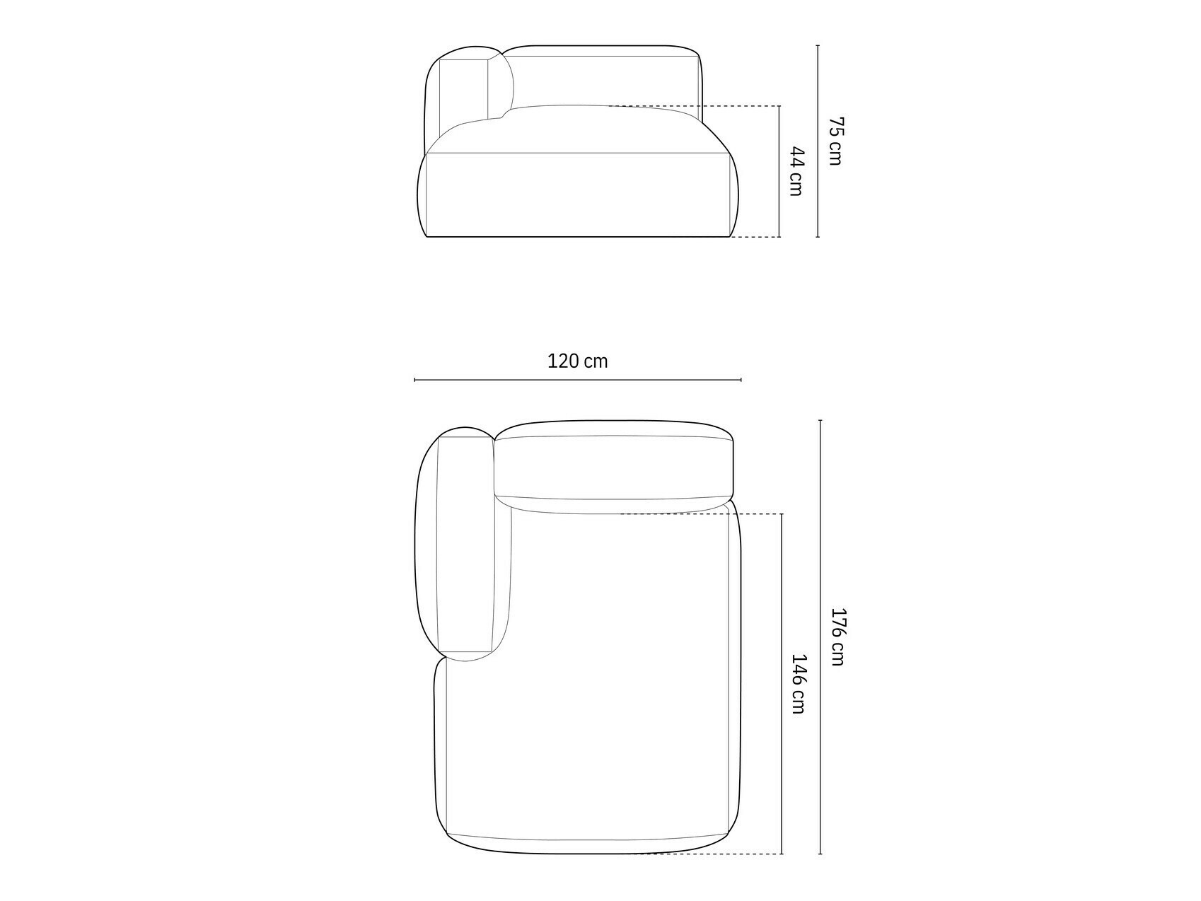 Moduláris fotelek Sorcoro 107 (Vogue 11)