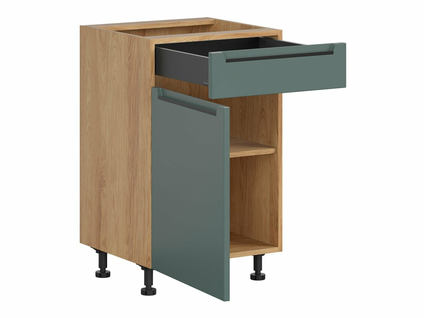 Moduláris szekrény fiókkal és ajtókkal Riso Green 104