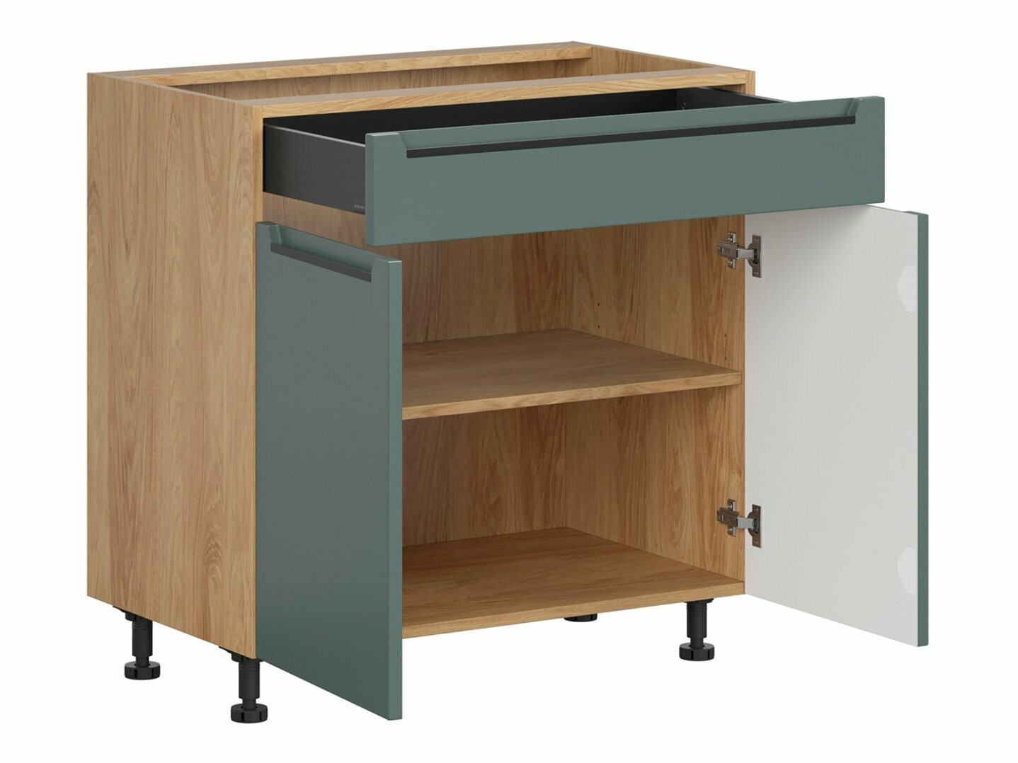 Moduláris szekrény fiókkal és ajtókkal Riso Green 106