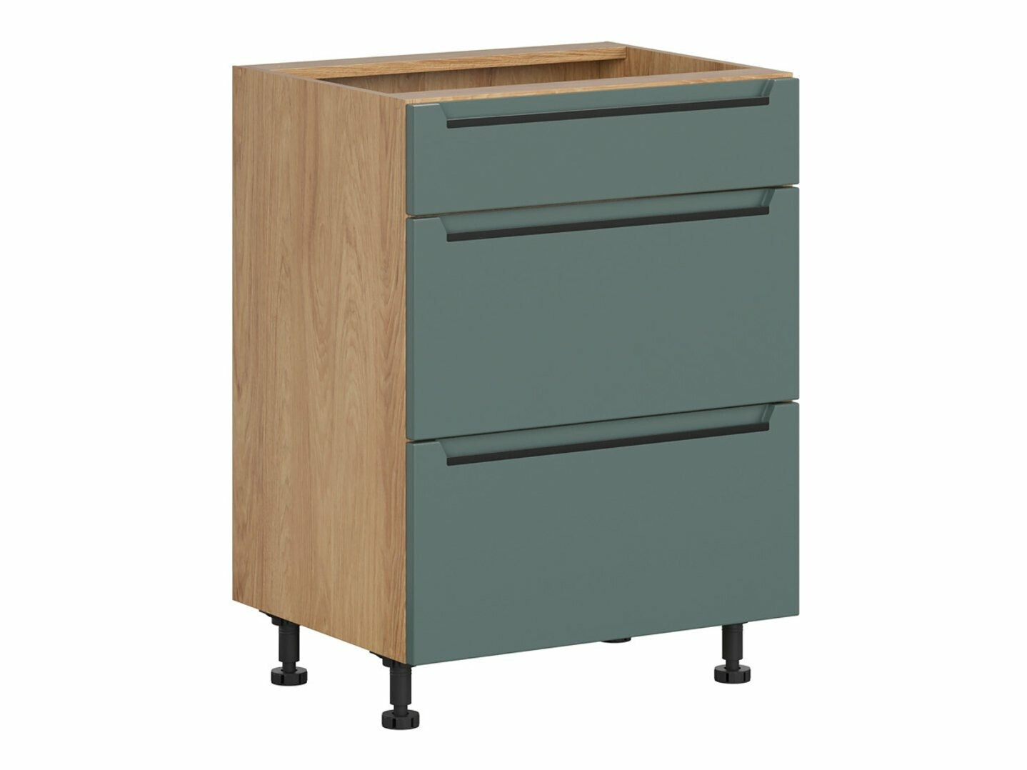 Moduláris szekrény fiókokkal Riso Green 107