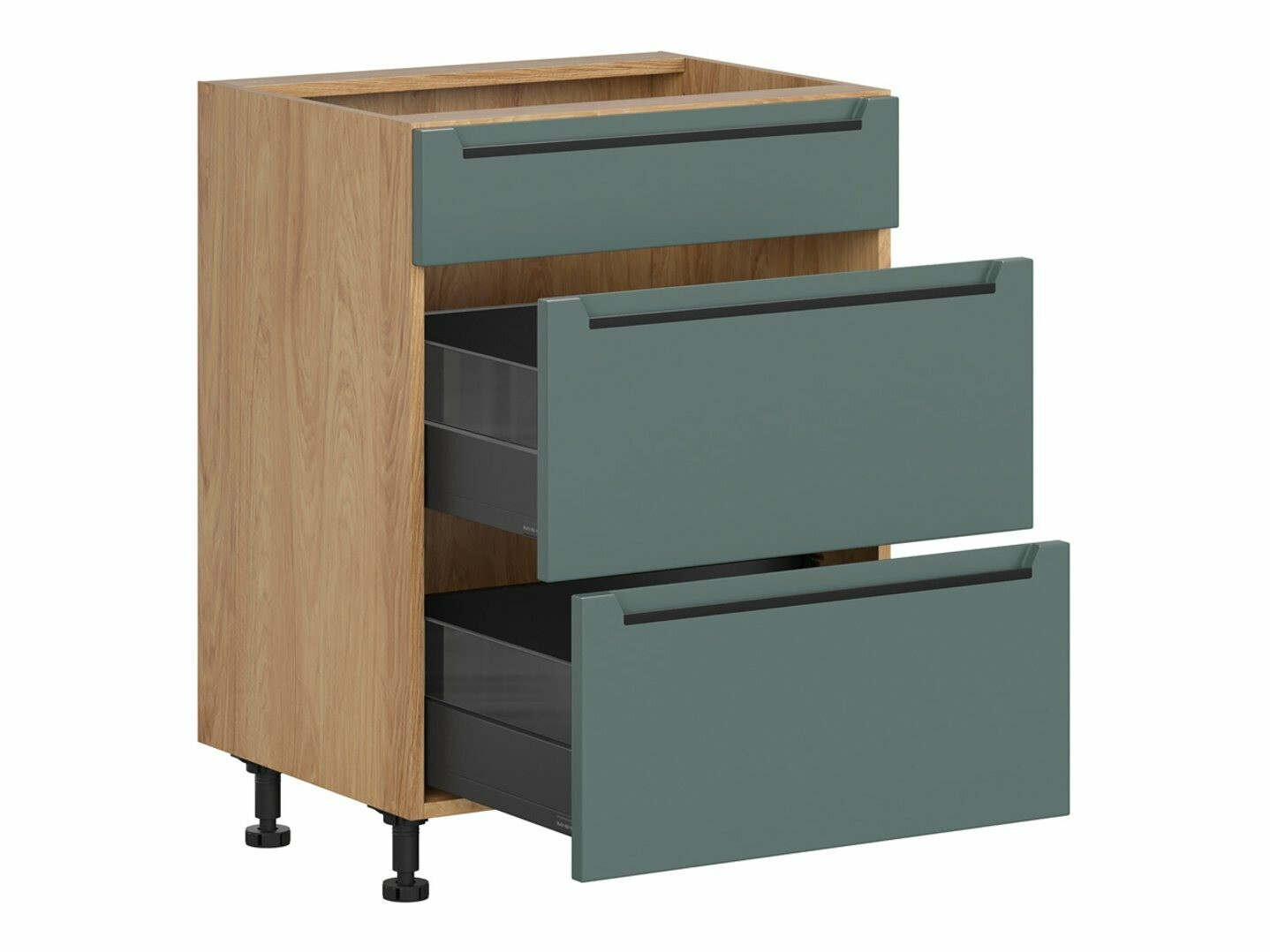 Moduláris szekrény fiókokkal Riso Green 107