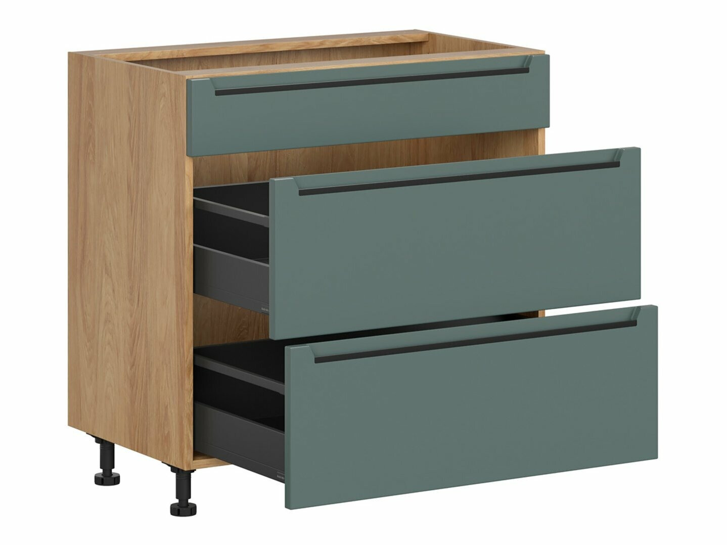 Moduláris szekrény fiókokkal Riso Green 108