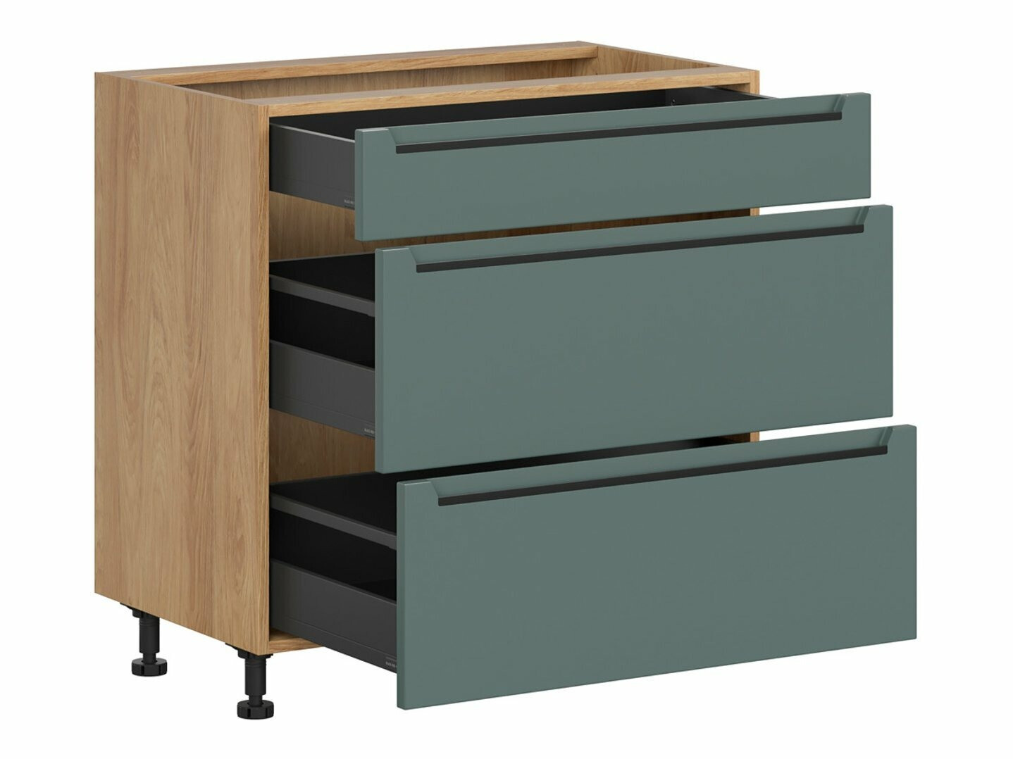 Moduláris szekrény fiókokkal Riso Green 111