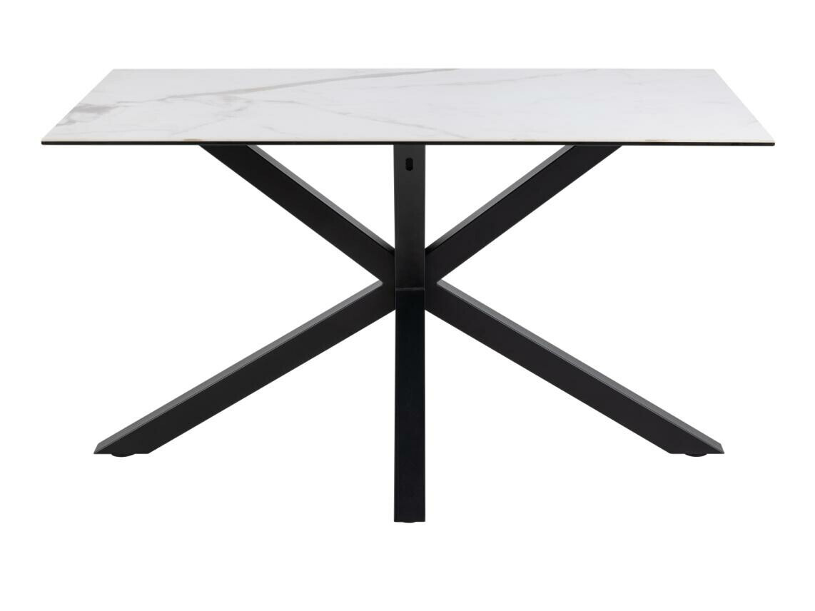 Asztal Norsica 918 (Fehér márvány + Fekete)