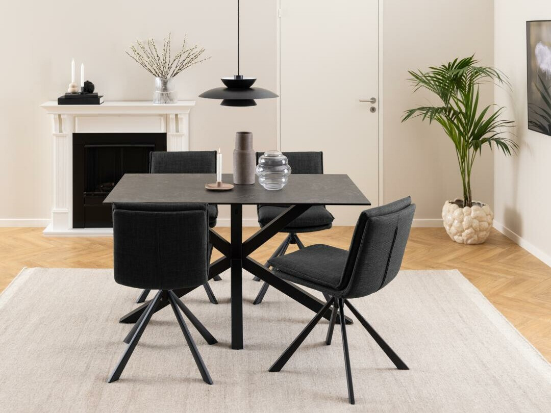 Asztal Norsica 918 (Fekete)