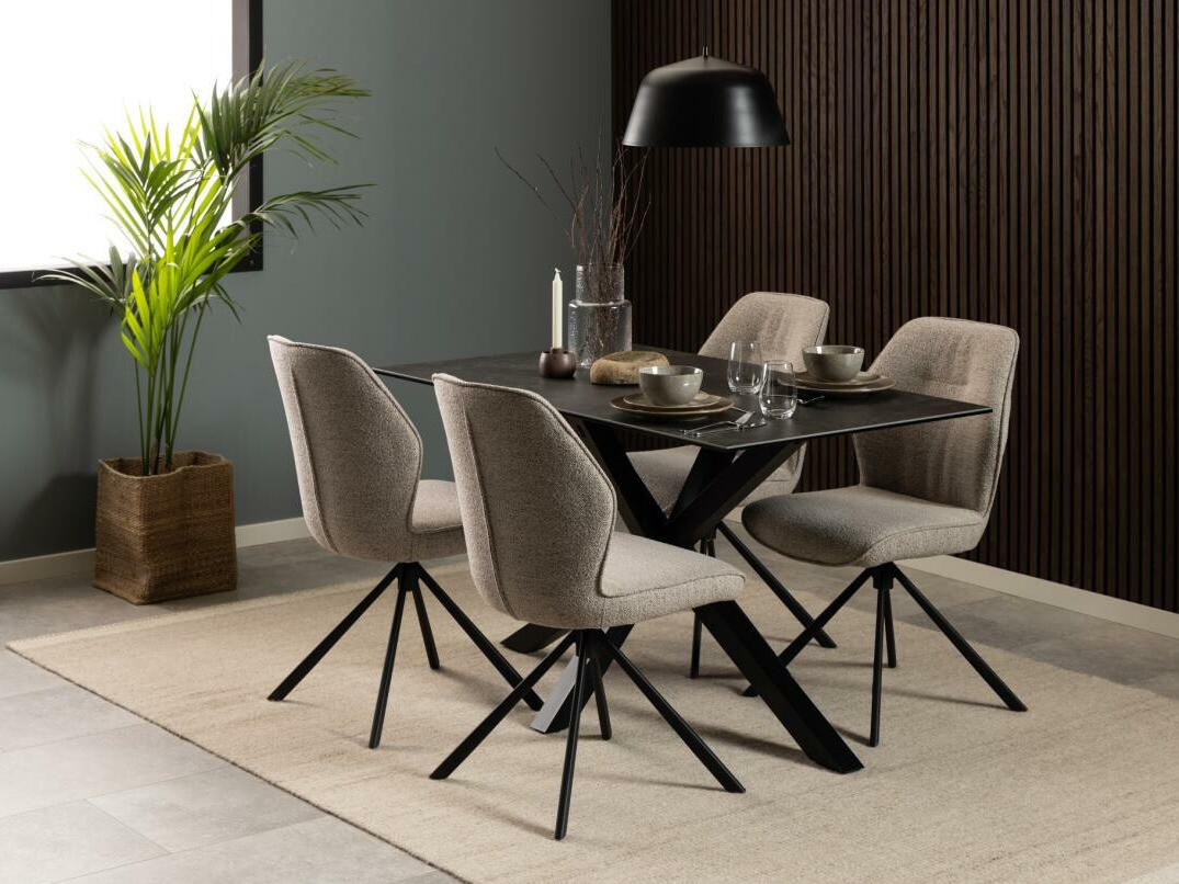 Asztal Norsica 918 (Fekete)