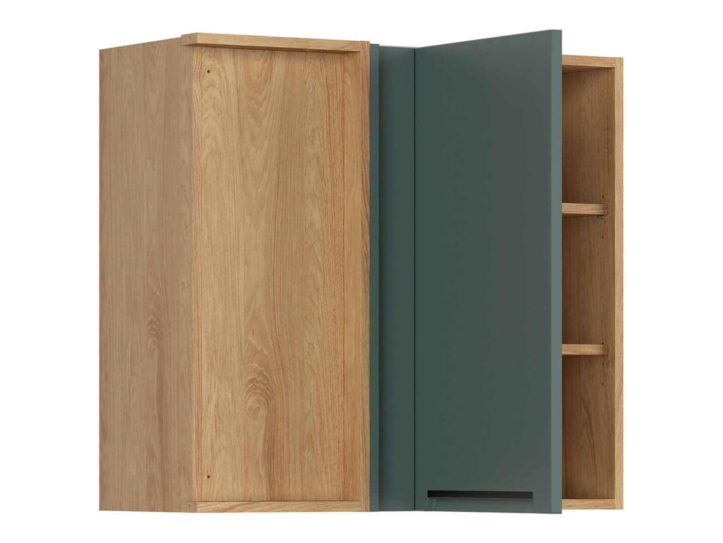 Moduláris fali sarokszekrény Riso Green 157