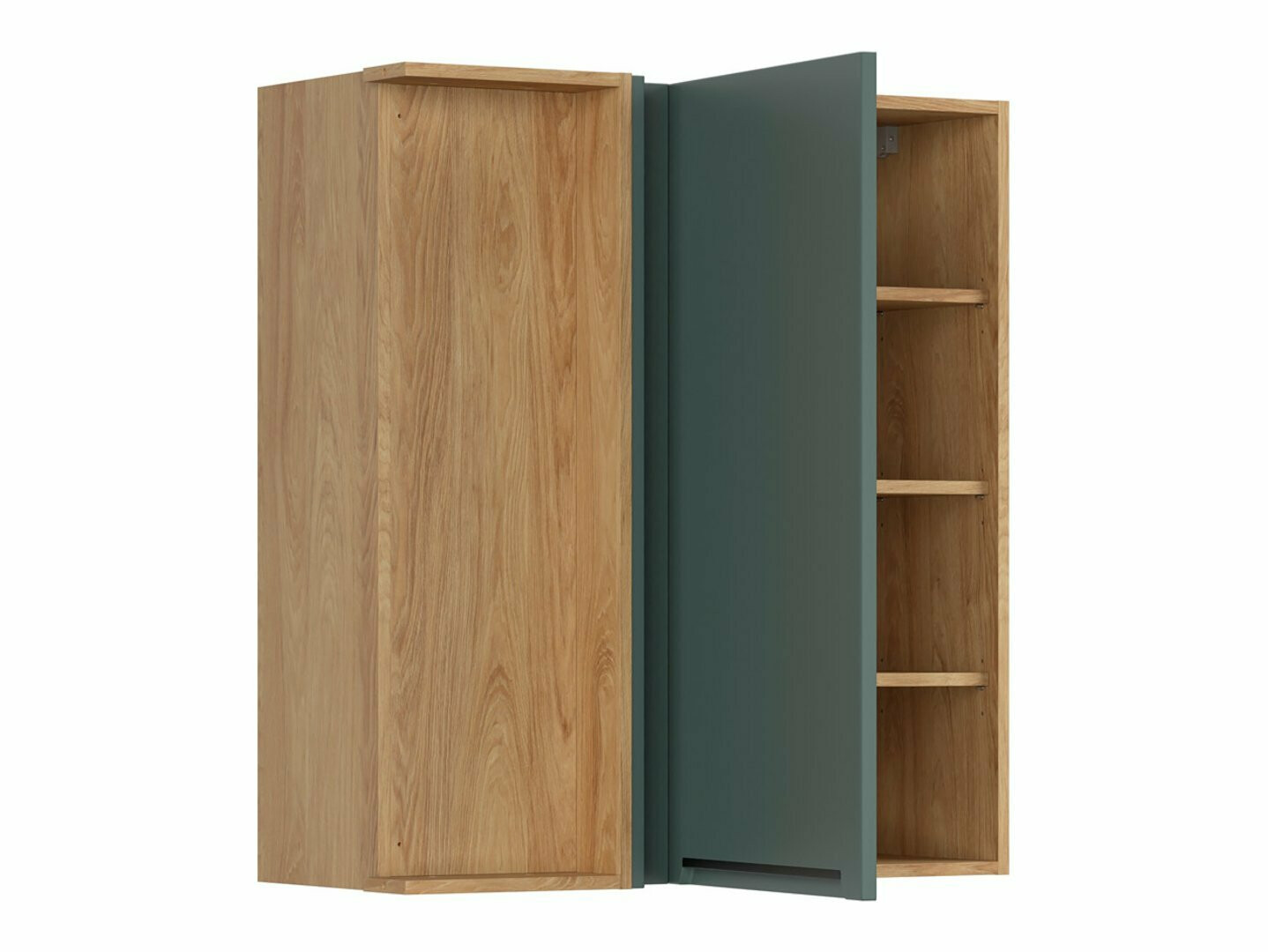 Moduláris fali sarokszekrény Riso Green 159