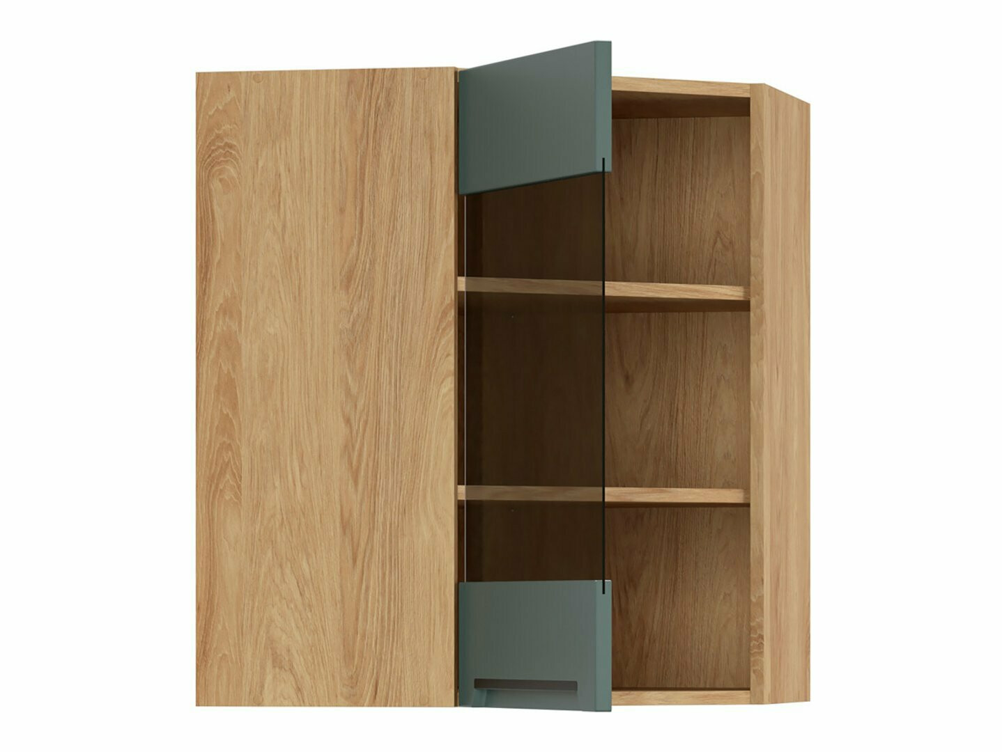 Moduláris fali sarokszekrény Riso Green 161