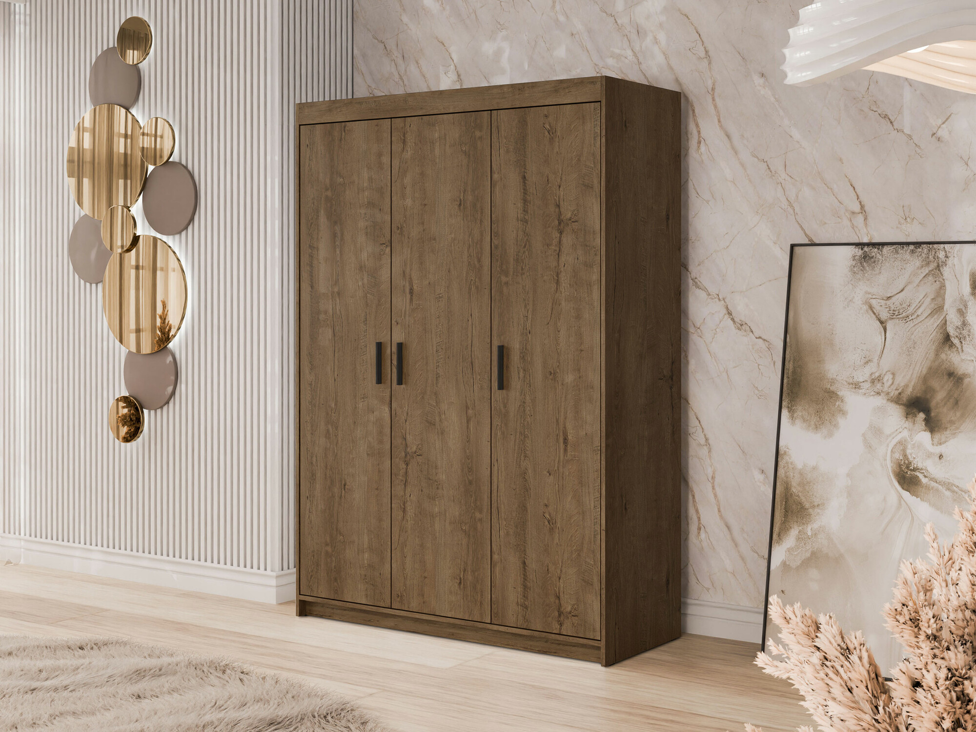 Gardróbszekrény Novduni 101 (Lefkas tölgy)