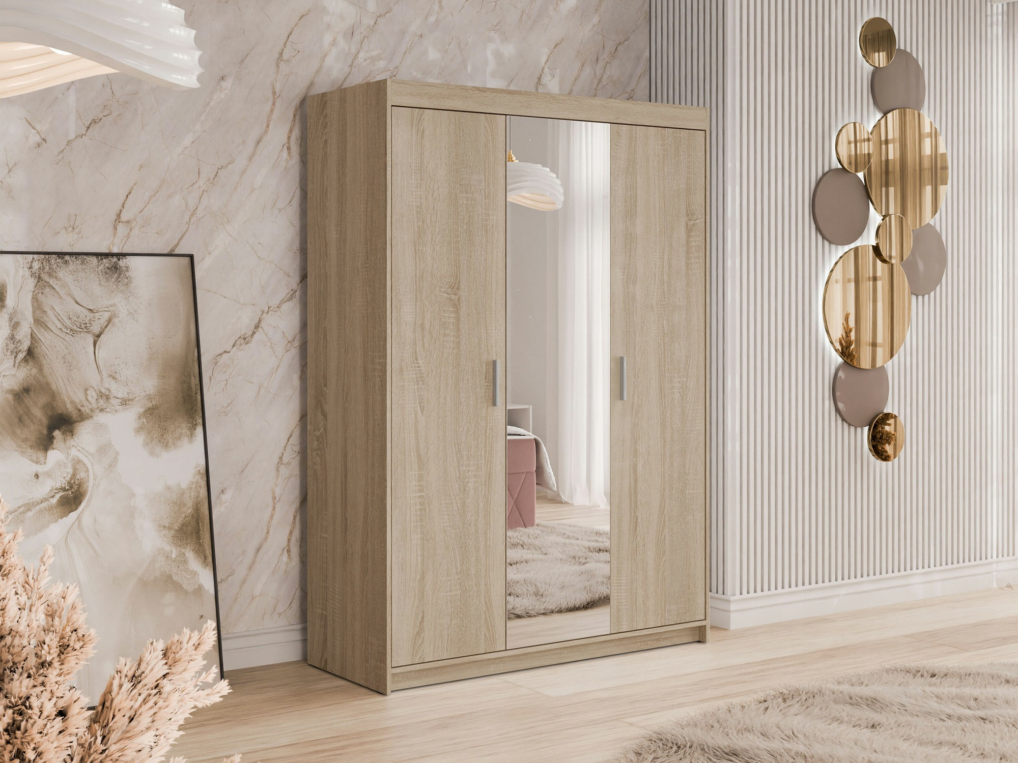 Gardróbszekrény Novduni 102 (Sonoma tölgy)