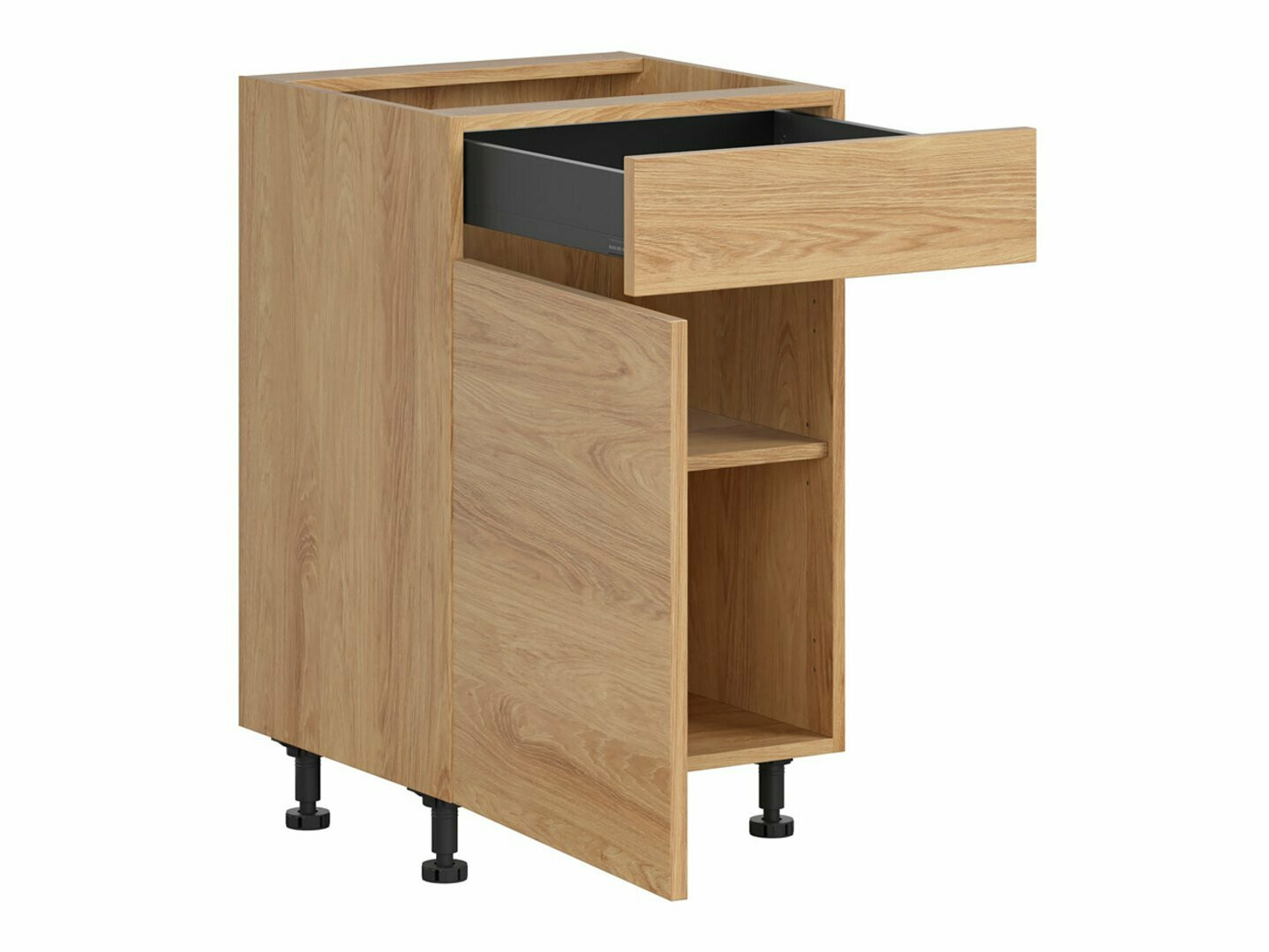 Moduláris szekrény fiókkal és ajtókkal Amper Oak 104