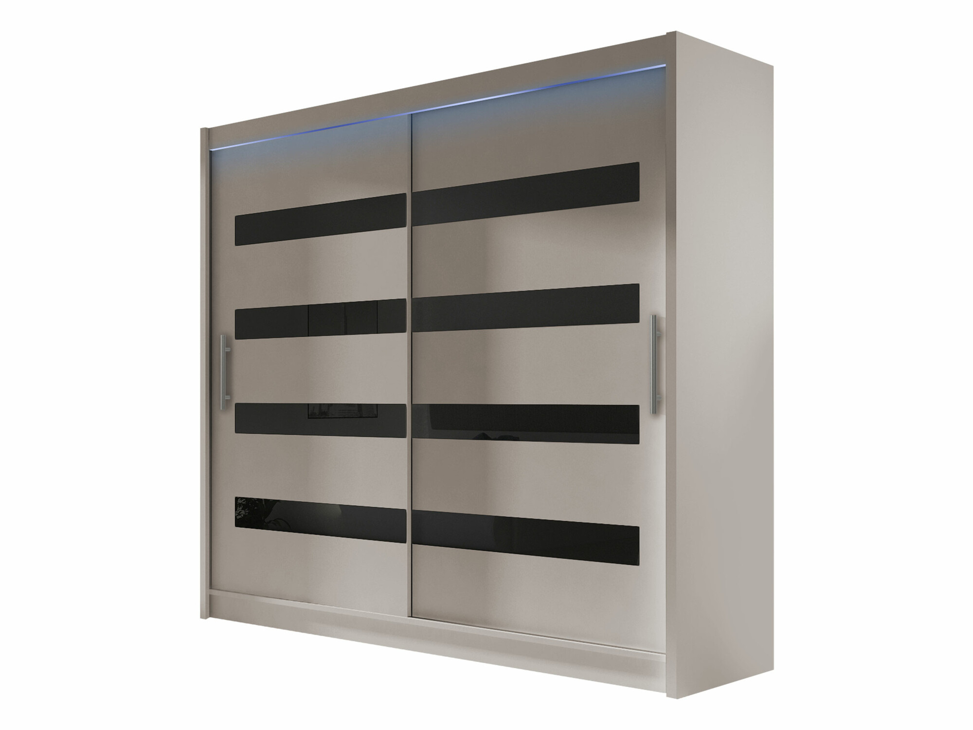 Gardróbszekrény Closico Pallor XI (Kasmír + Fekete)