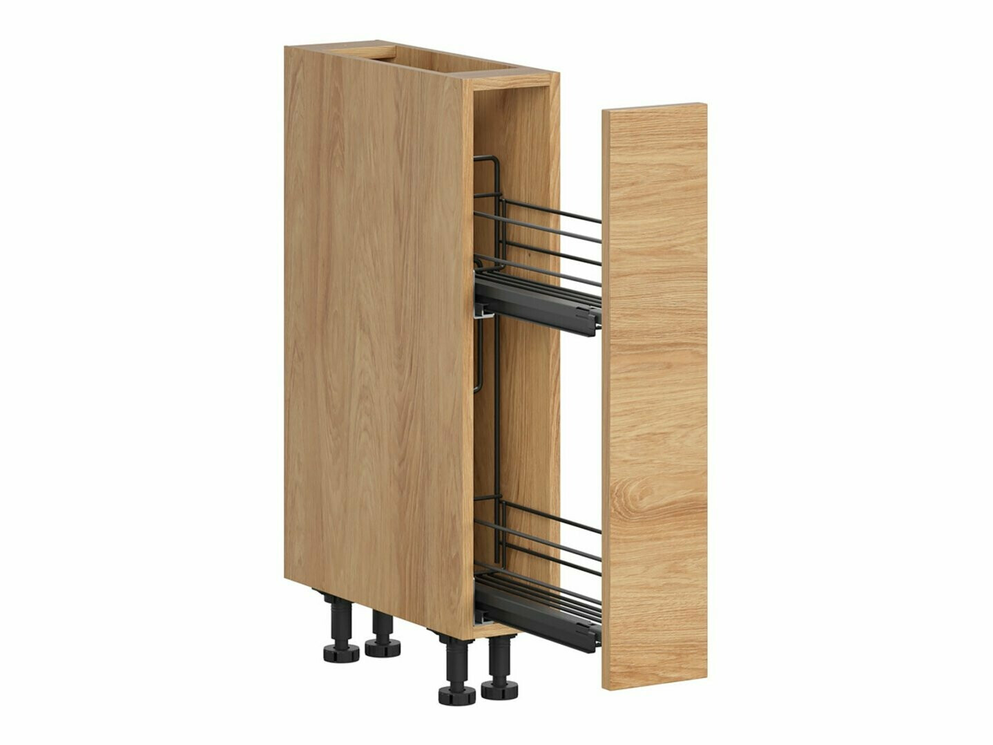 Moduláris szekrény kihúzható fiókkal Amper Oak 121