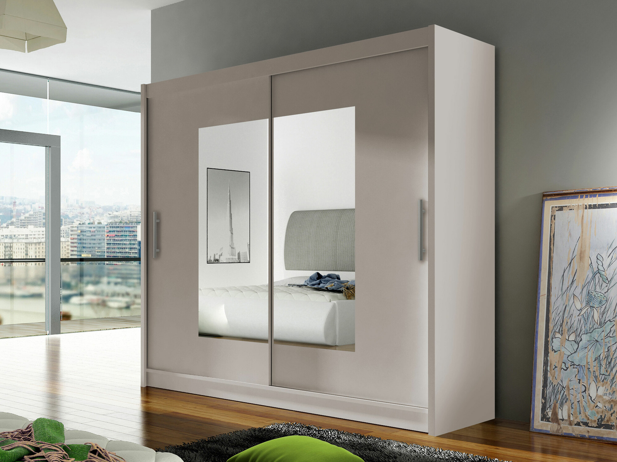 Gardróbszekrény Closico 106 (Kasmír)