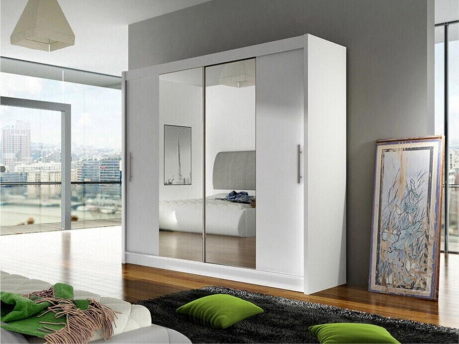 Gardróbszekrény Closico Pallor II (Fehér)