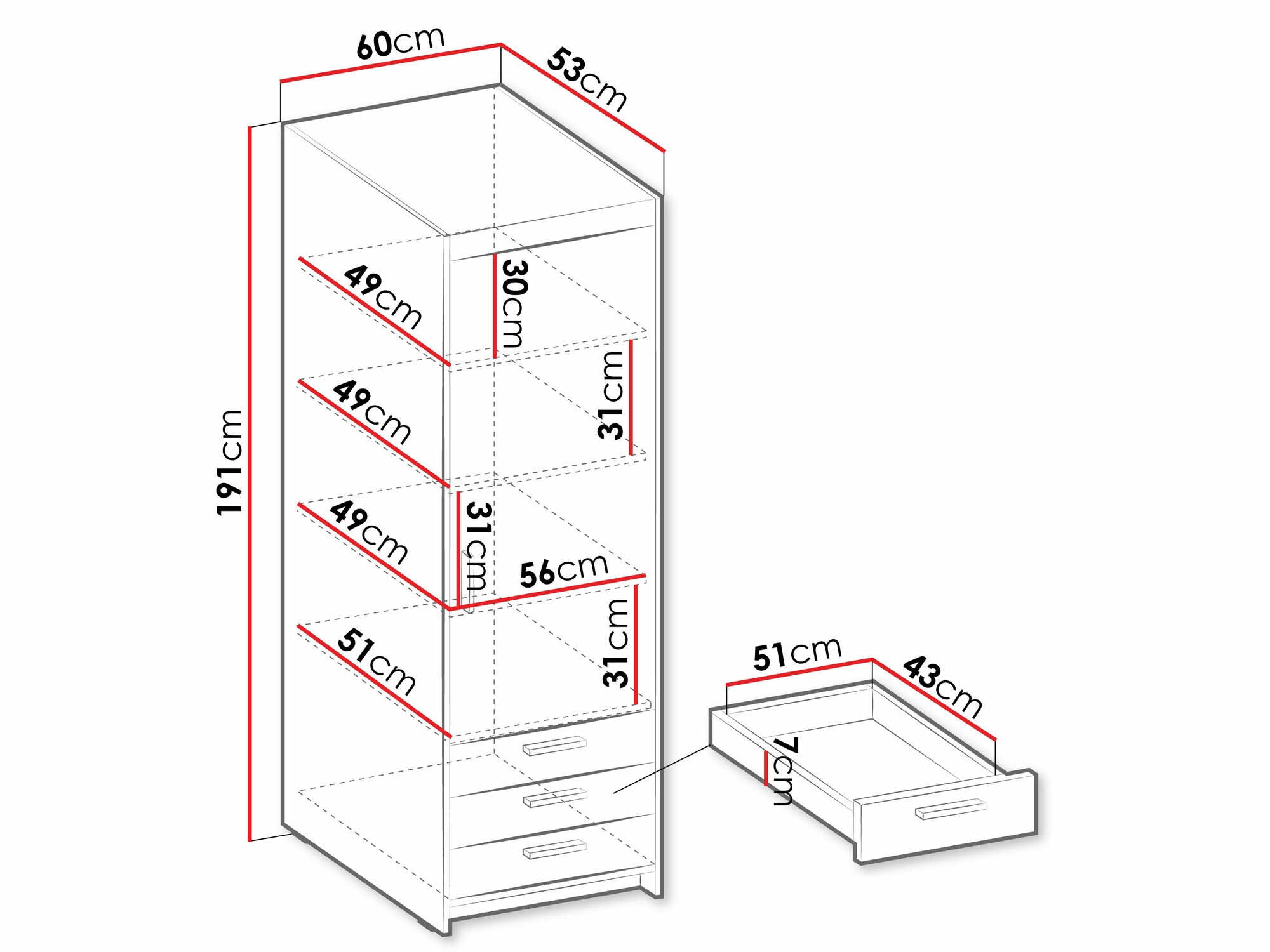 Könyvespolc Novduni 110 (Sonoma tölgy)