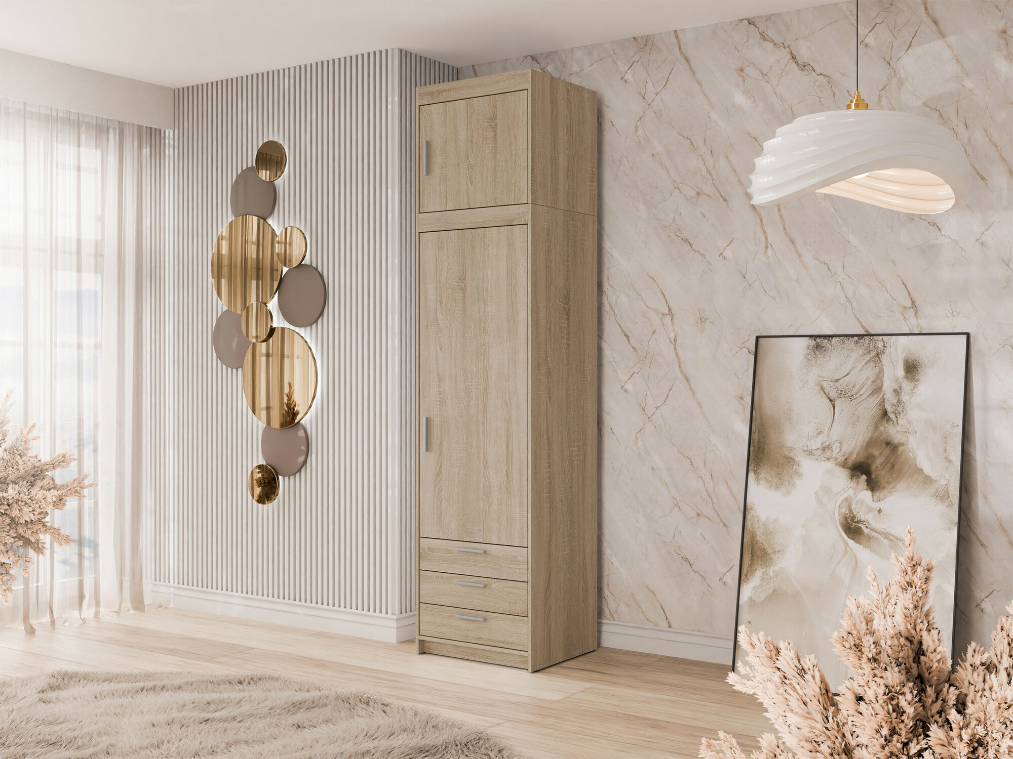 Könyvespolc Novduni 111 (Sonoma tölgy)